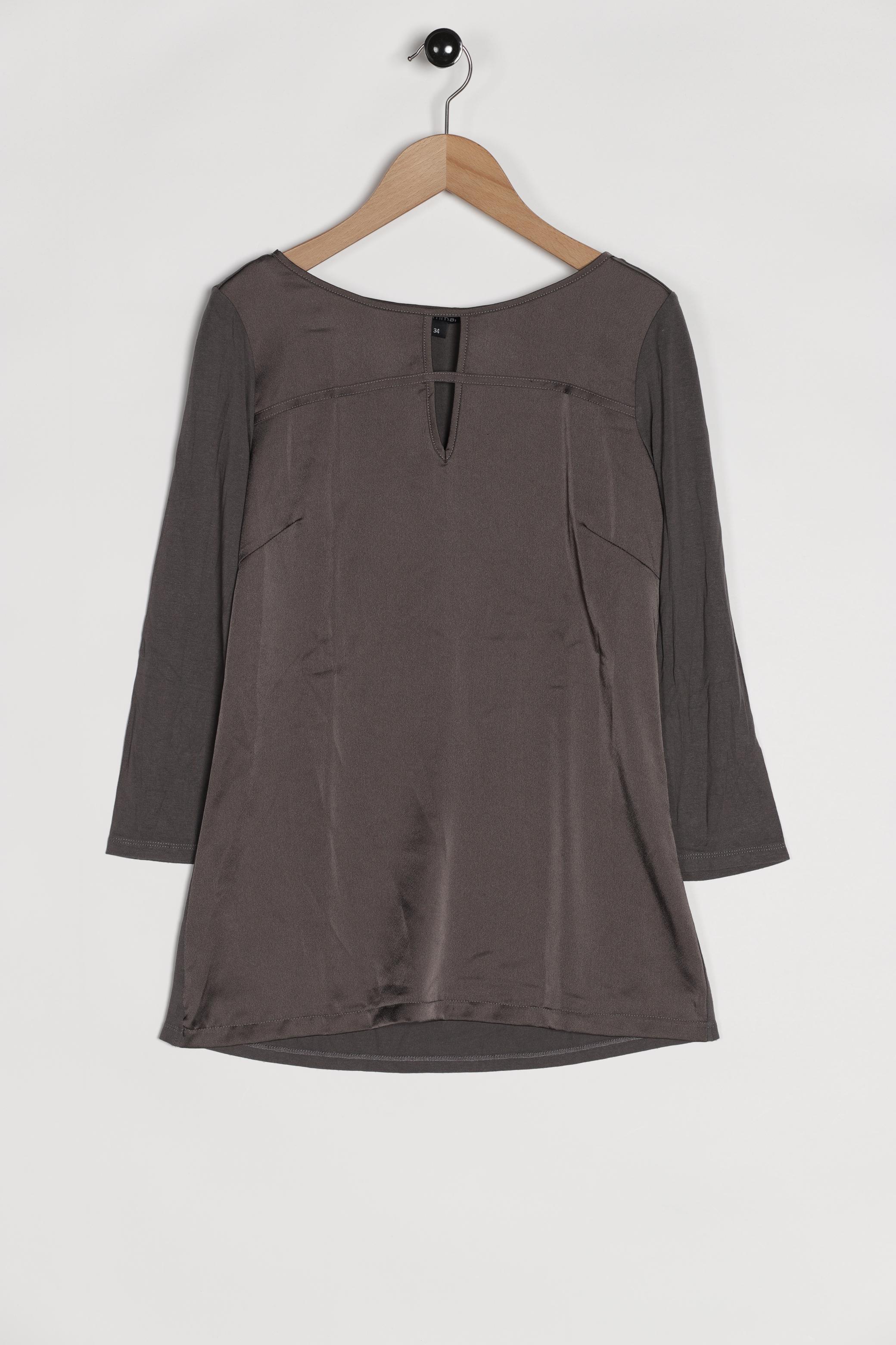 

Comma Damen Langarmshirt, braun