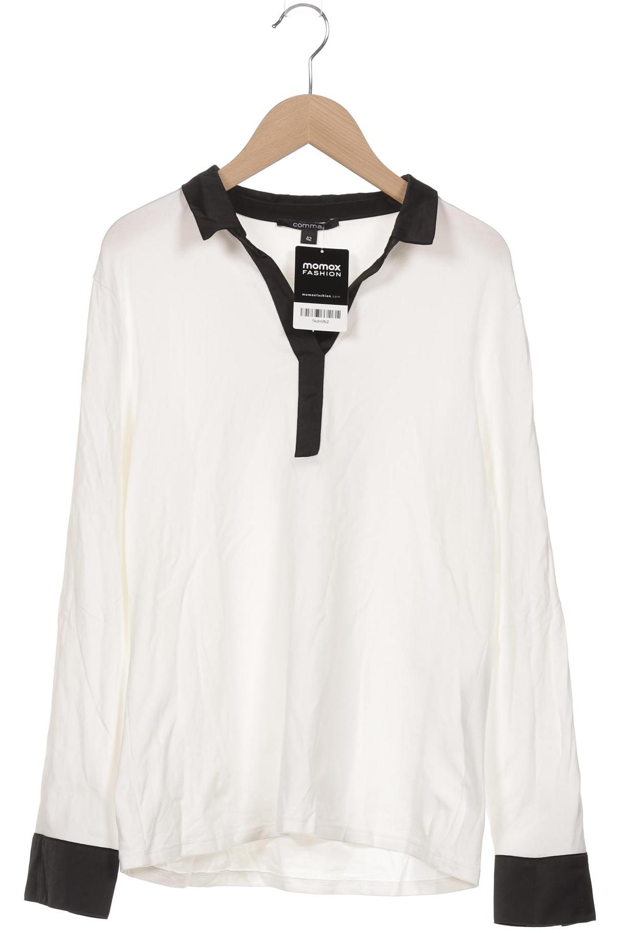 

Comma Damen Langarmshirt, weiß, Gr. 42