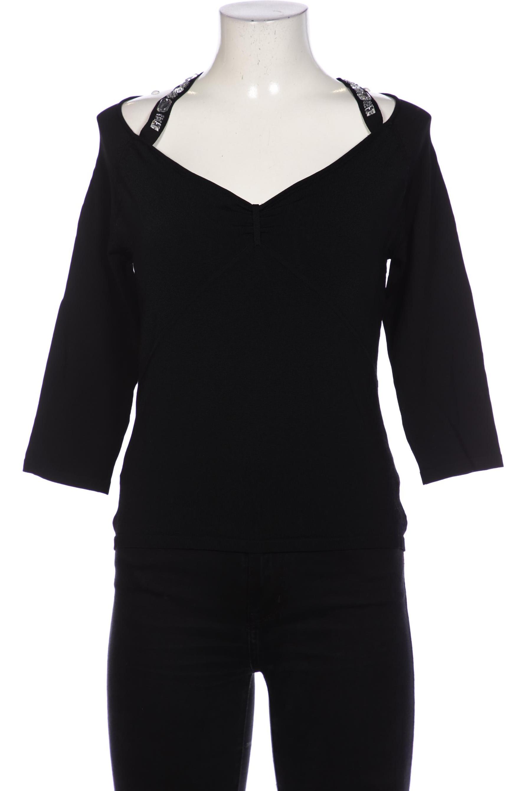 

Comma Damen Langarmshirt, schwarz, Gr. 40