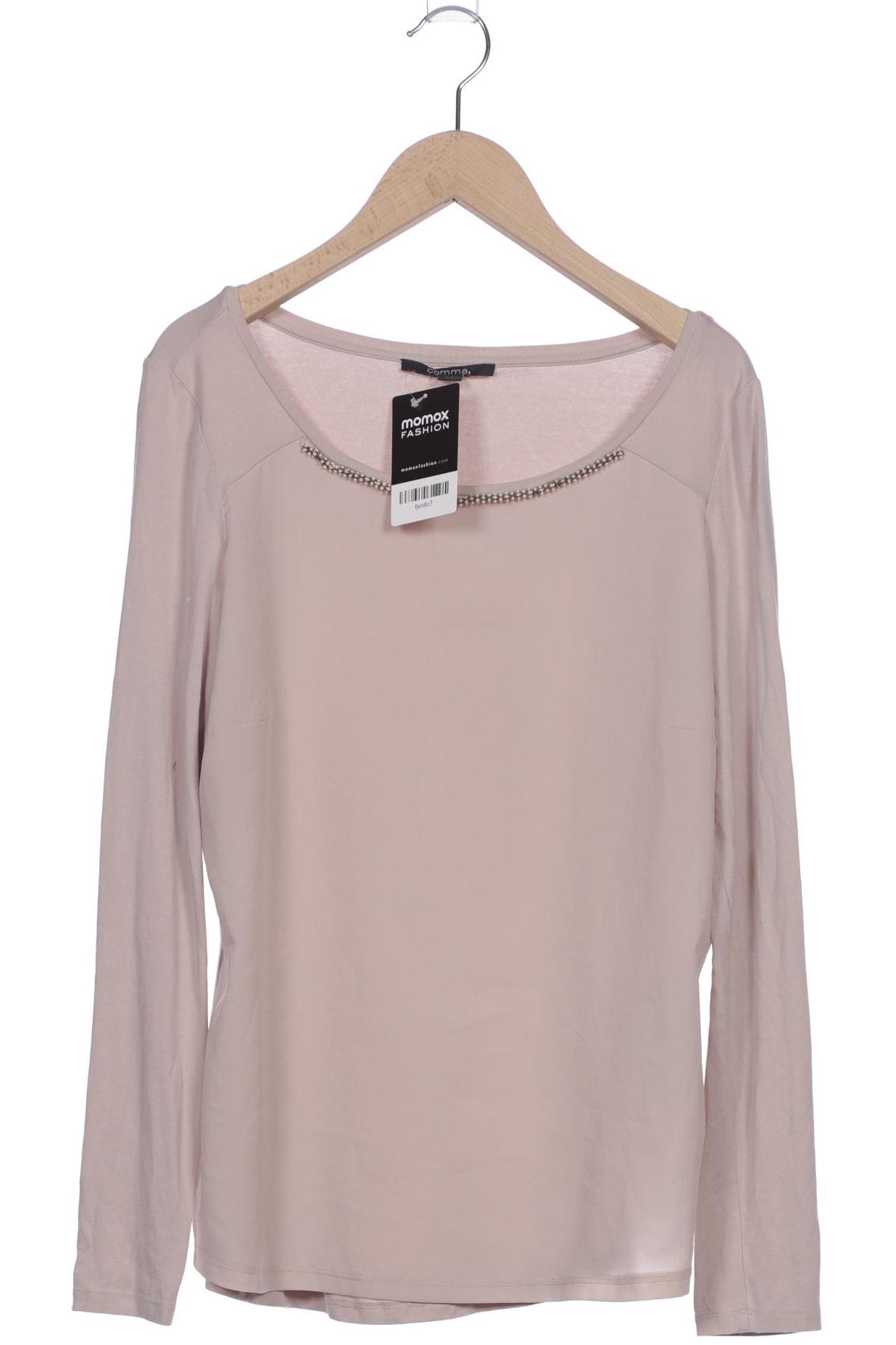 

Comma Damen Langarmshirt, beige, Gr. 36