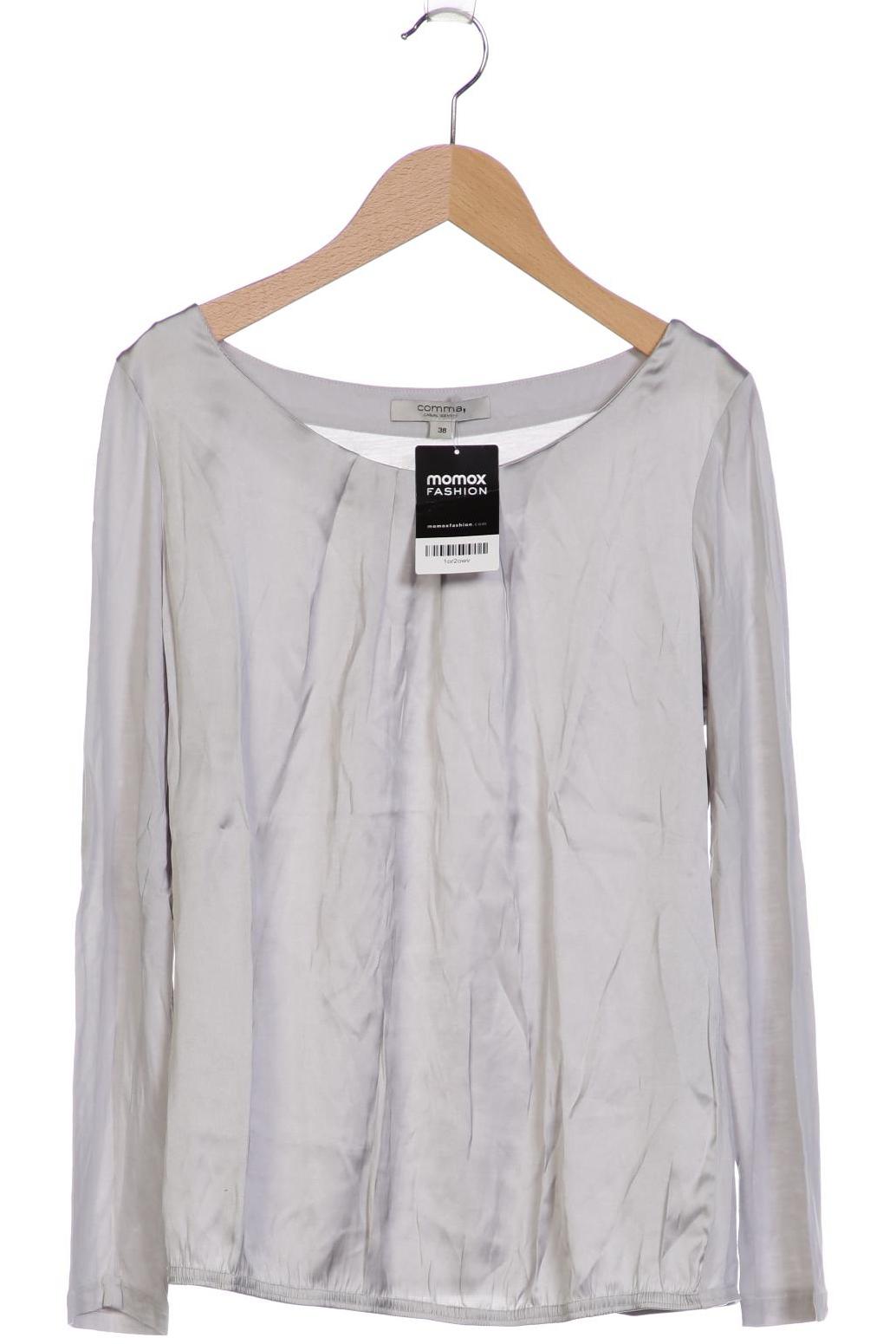 

Comma Damen Langarmshirt, grau, Gr. 38