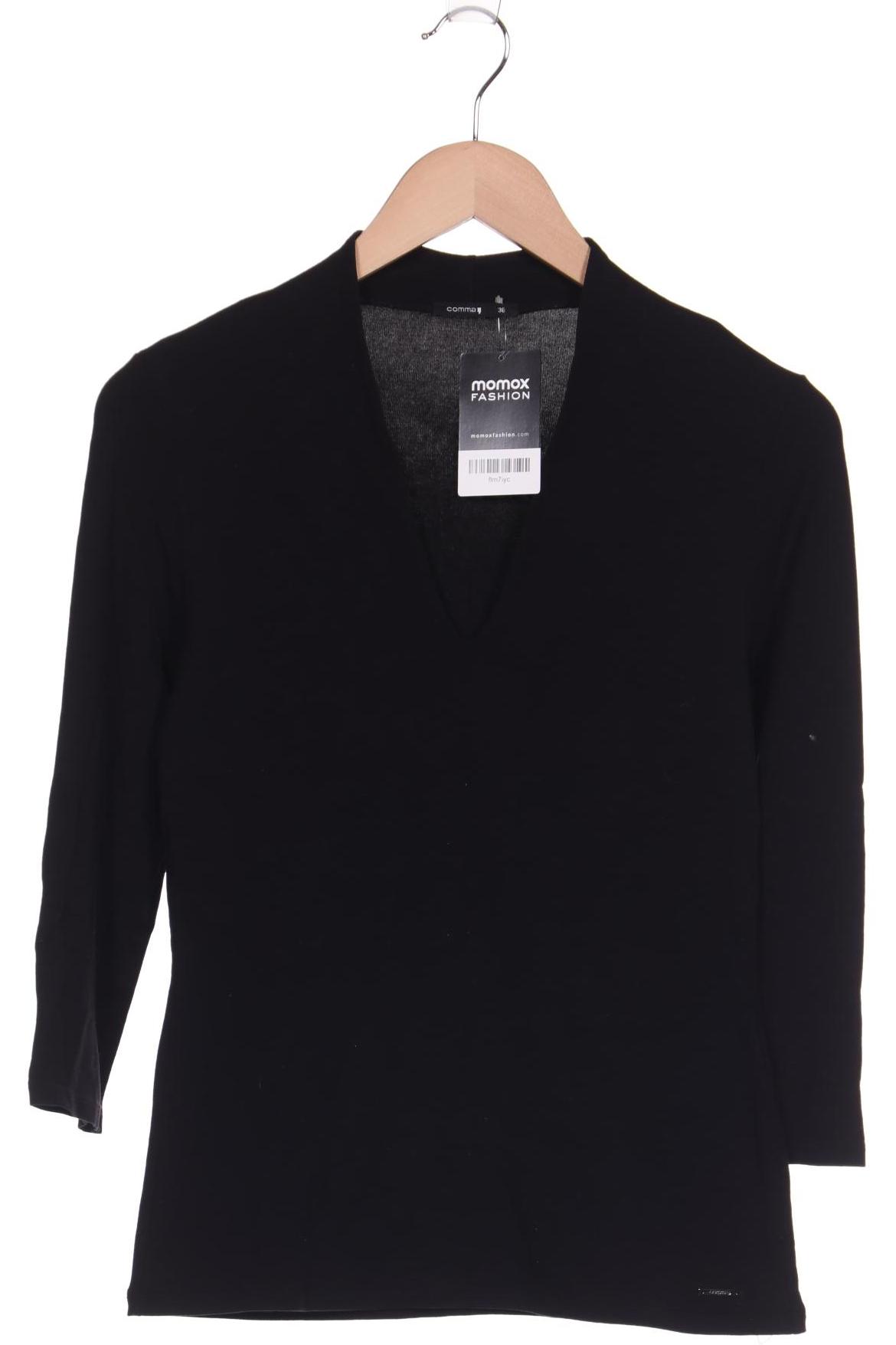 

Comma Damen Langarmshirt, schwarz