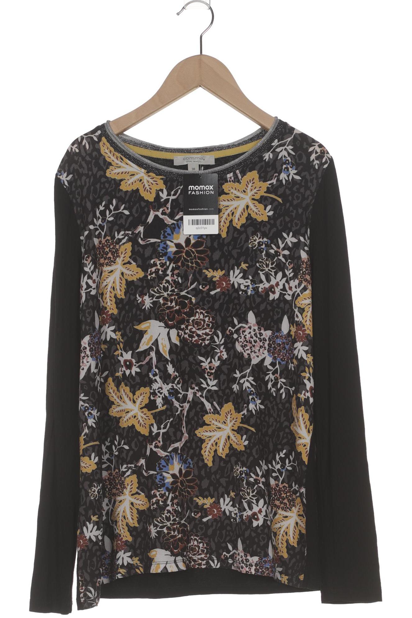 

Comma Damen Langarmshirt, schwarz, Gr. 38
