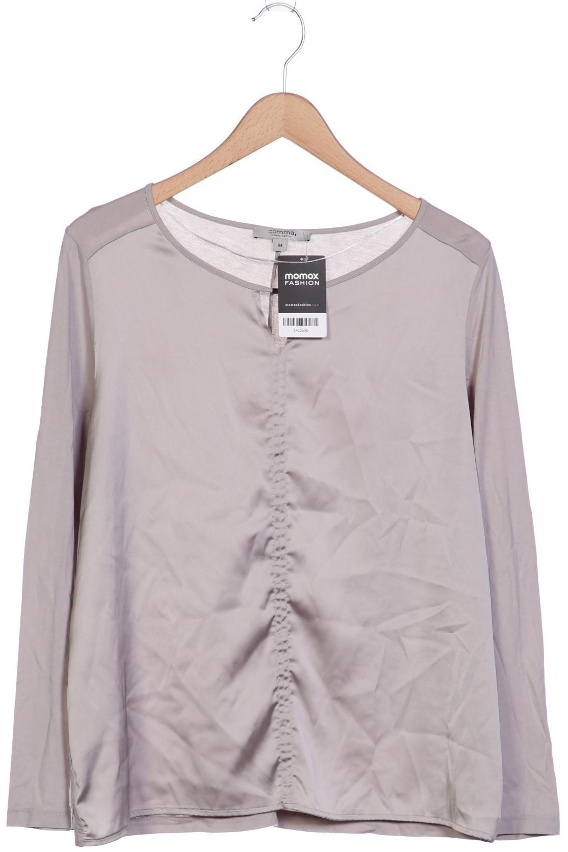 

Comma Damen Langarmshirt, grau, Gr. 44