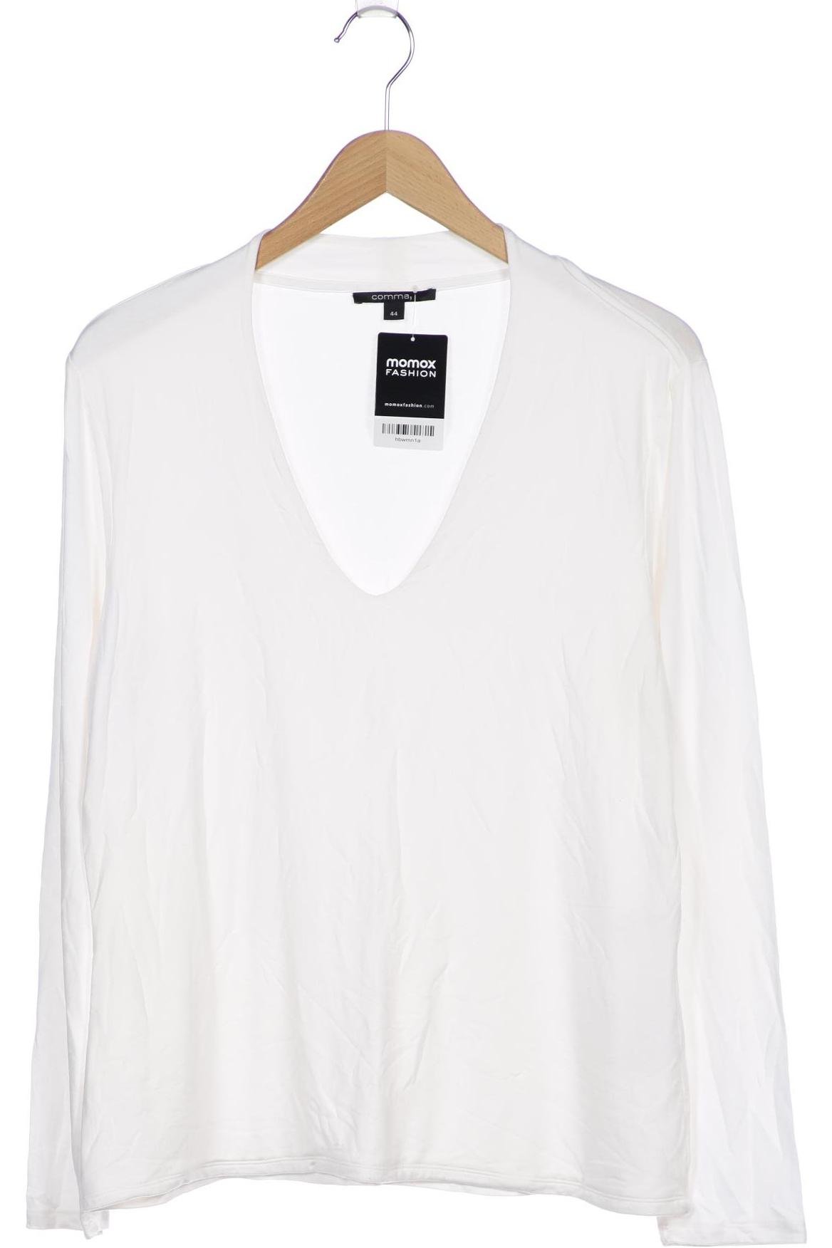 

Comma Damen Langarmshirt, cremeweiß