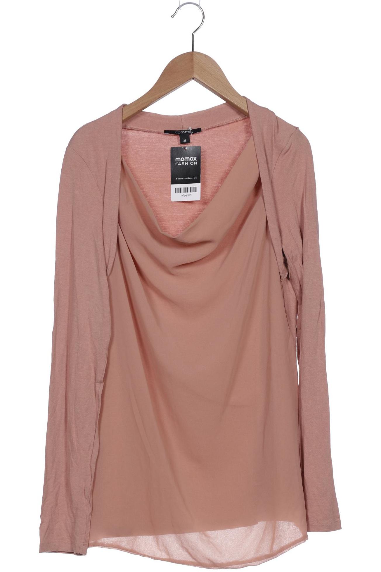 

Comma Damen Langarmshirt, beige, Gr. 38