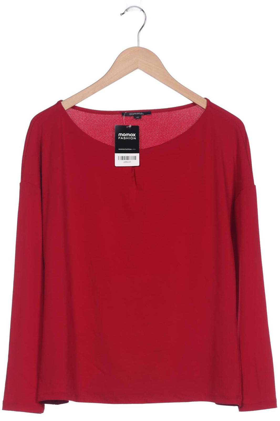 

Comma Damen Langarmshirt, rot, Gr. 40