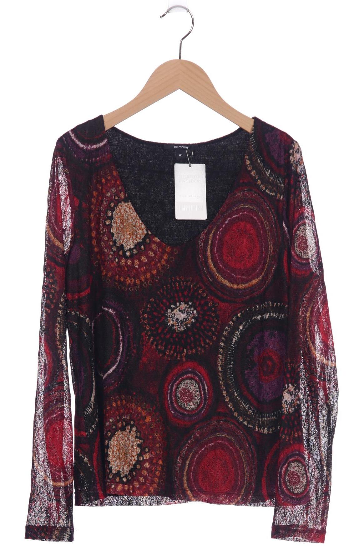 

Comma Damen Langarmshirt, rot, Gr. 40