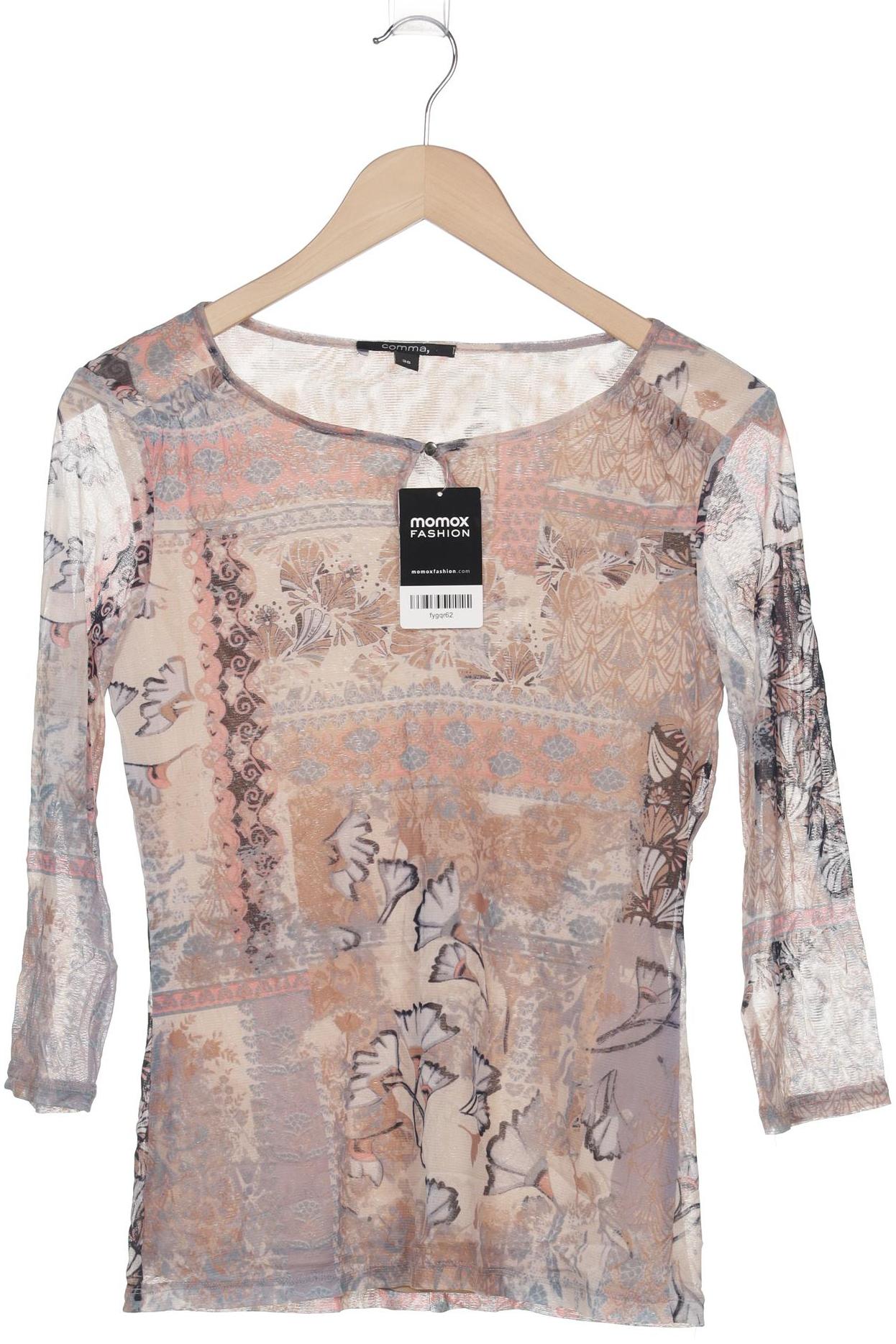 

Comma Damen Langarmshirt, mehrfarbig, Gr. 36