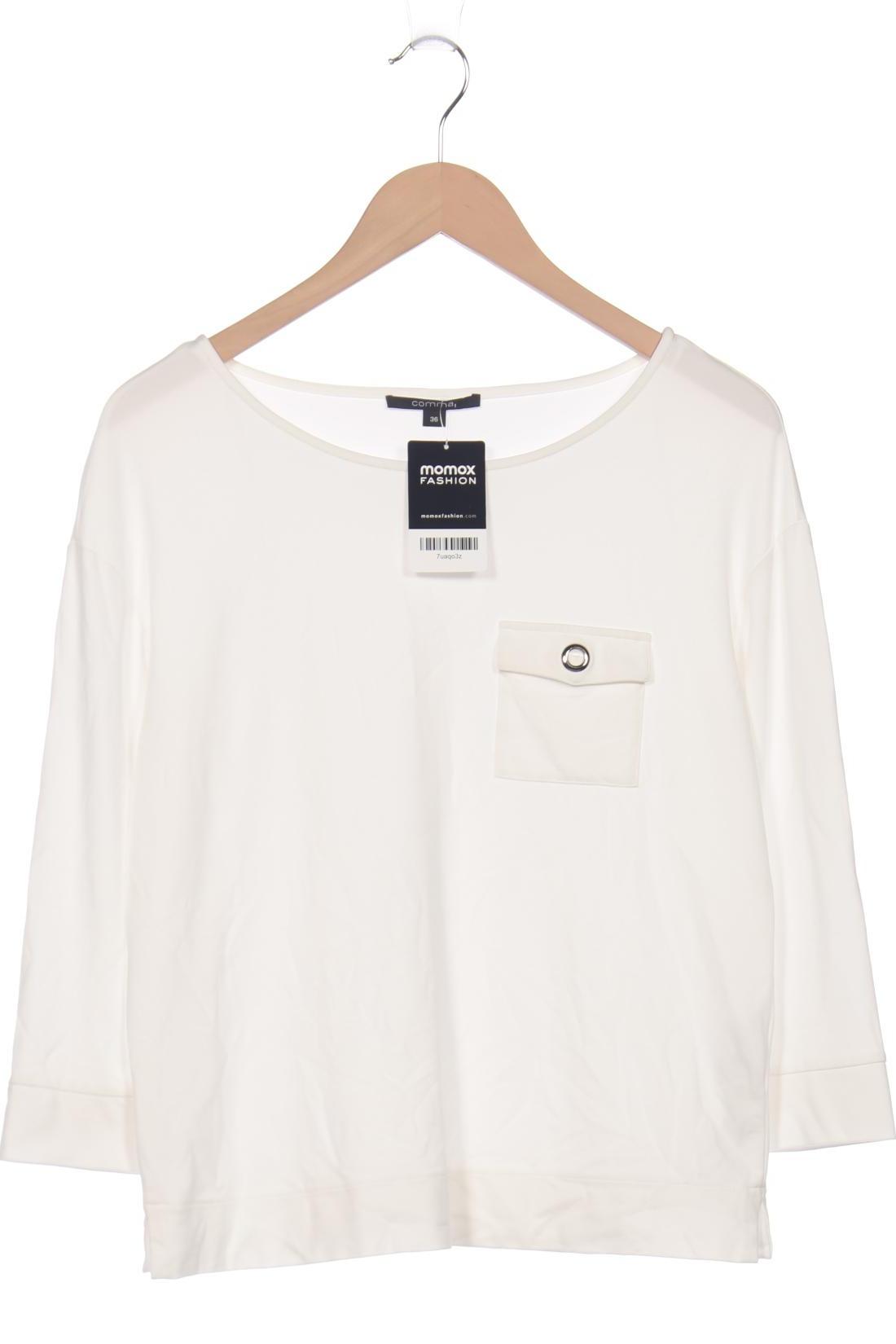 

Comma Damen Langarmshirt, weiß, Gr. 36