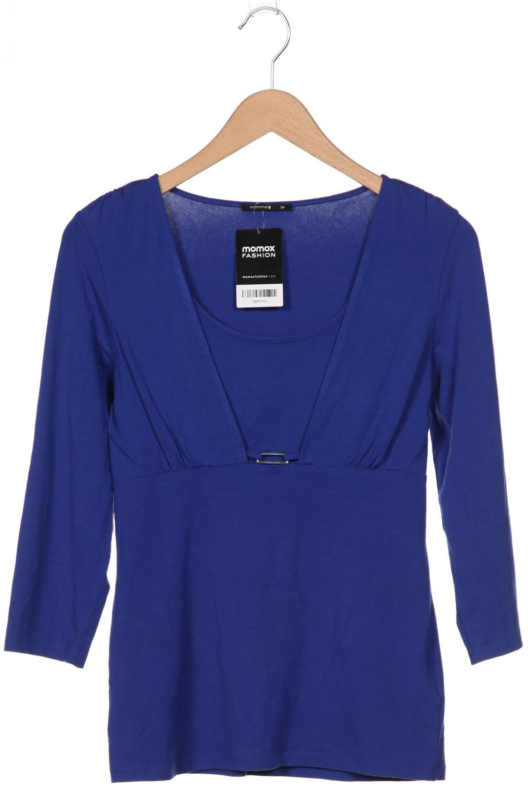 

Comma Damen Langarmshirt, blau, Gr. 38