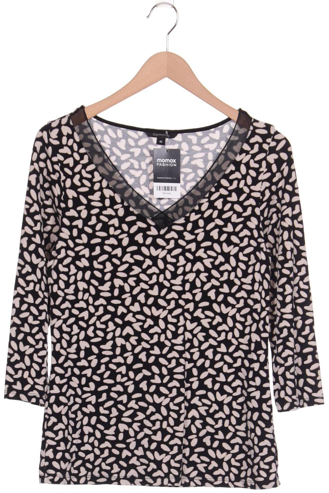 

Comma Damen Langarmshirt, schwarz, Gr. 40