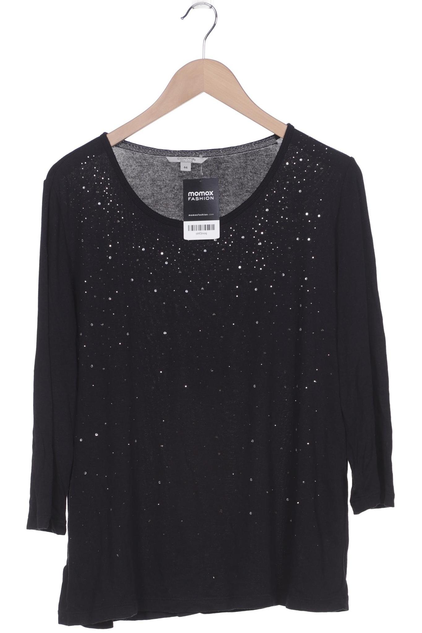 

Comma Damen Langarmshirt, marineblau, Gr. 44