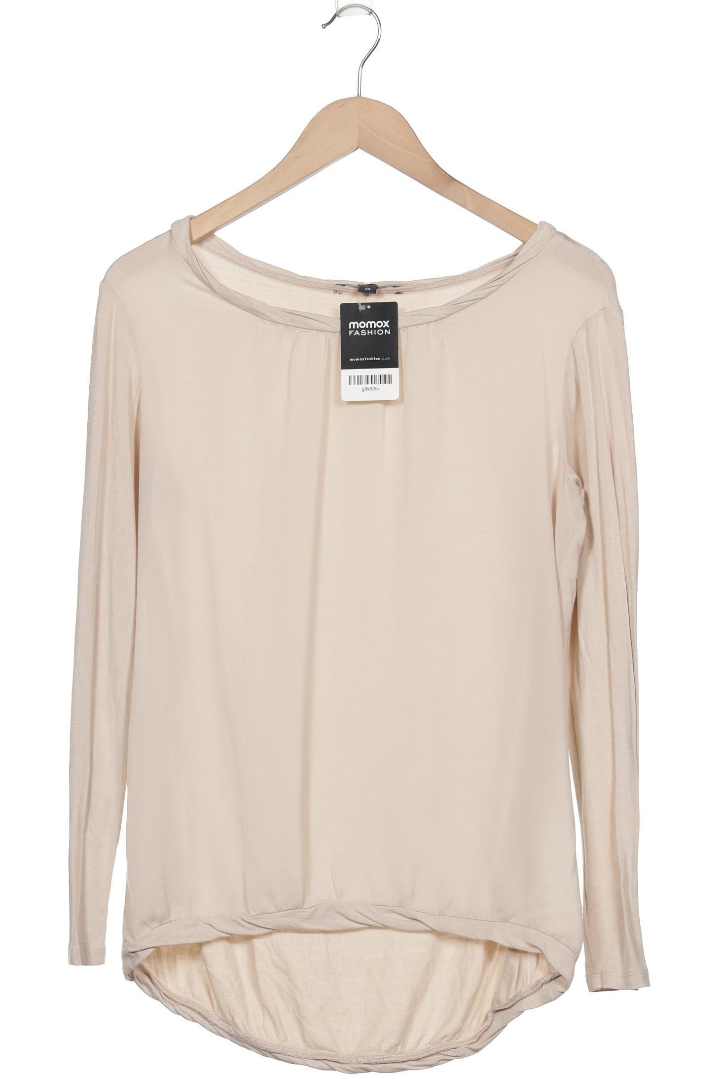 

Comma Damen Langarmshirt, beige, Gr. 34