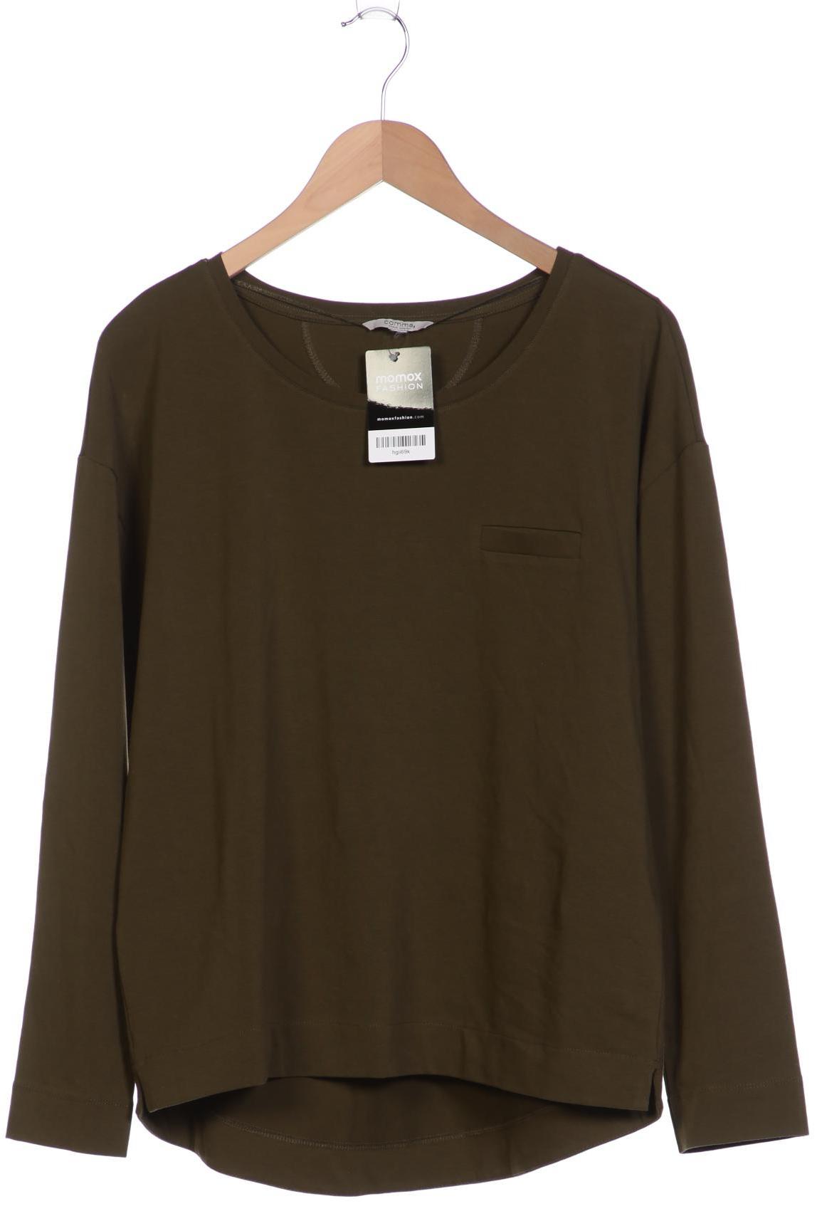 

Comma Damen Langarmshirt, grün, Gr. 40