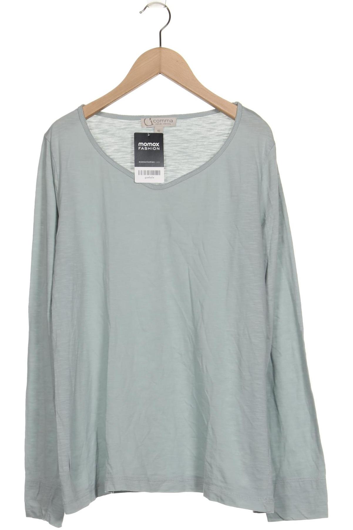 

Comma Damen Langarmshirt, hellblau, Gr. 42