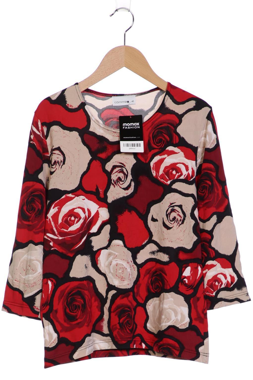 

Comma Damen Langarmshirt, mehrfarbig, Gr. 40