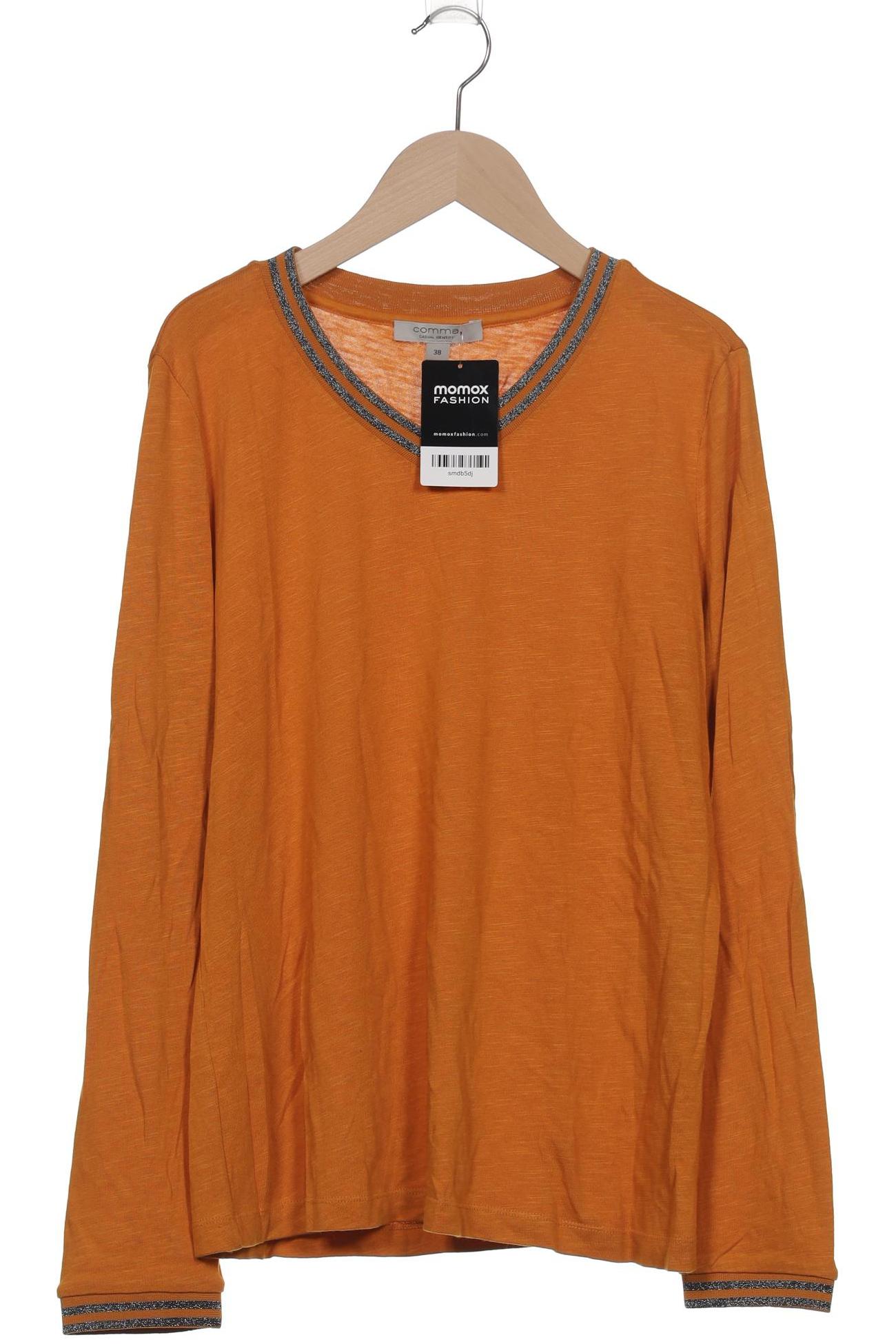 

Comma Damen Langarmshirt, orange, Gr. 38