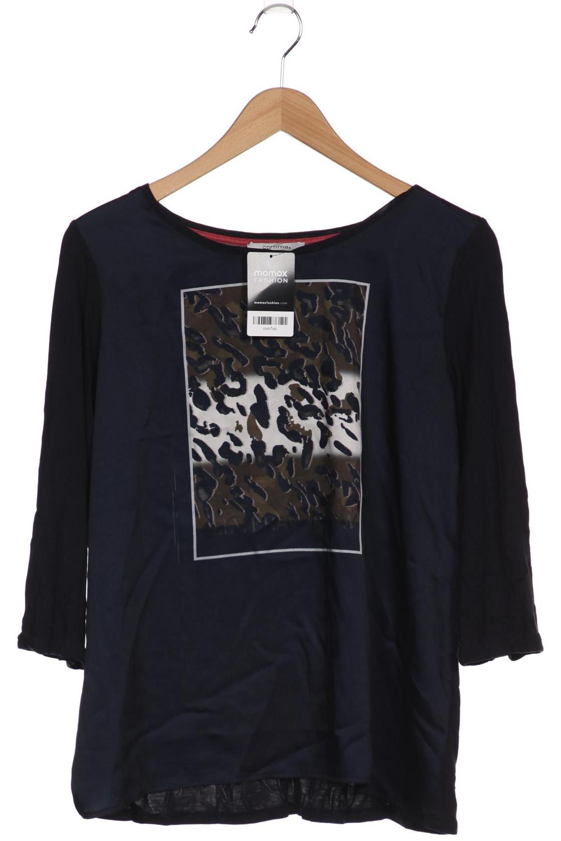 

Comma Damen Langarmshirt, marineblau