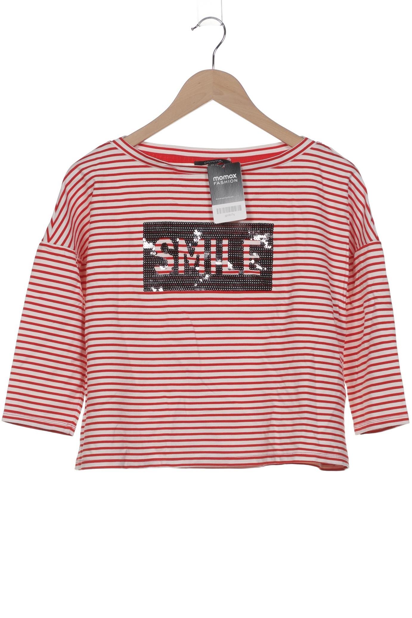 

Comma Damen Langarmshirt, rot, Gr. 36
