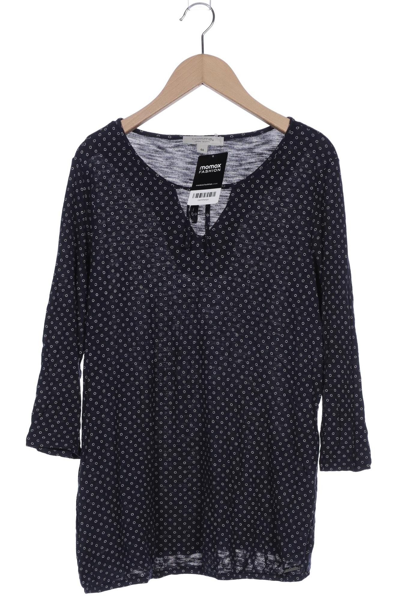 

Comma Damen Langarmshirt, marineblau, Gr. 44