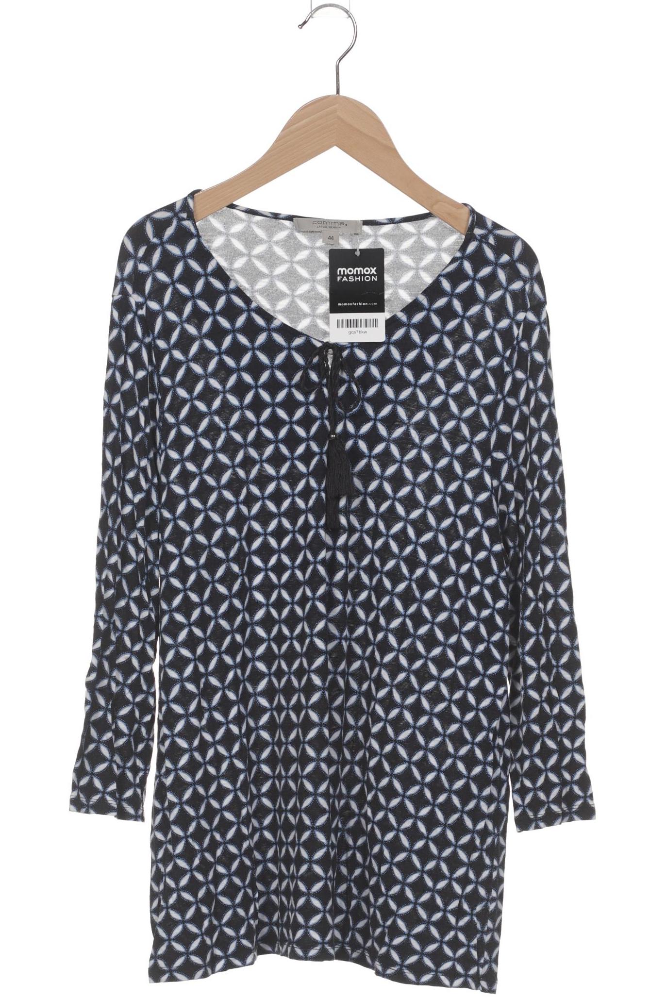 

Comma Damen Langarmshirt, schwarz, Gr. 44