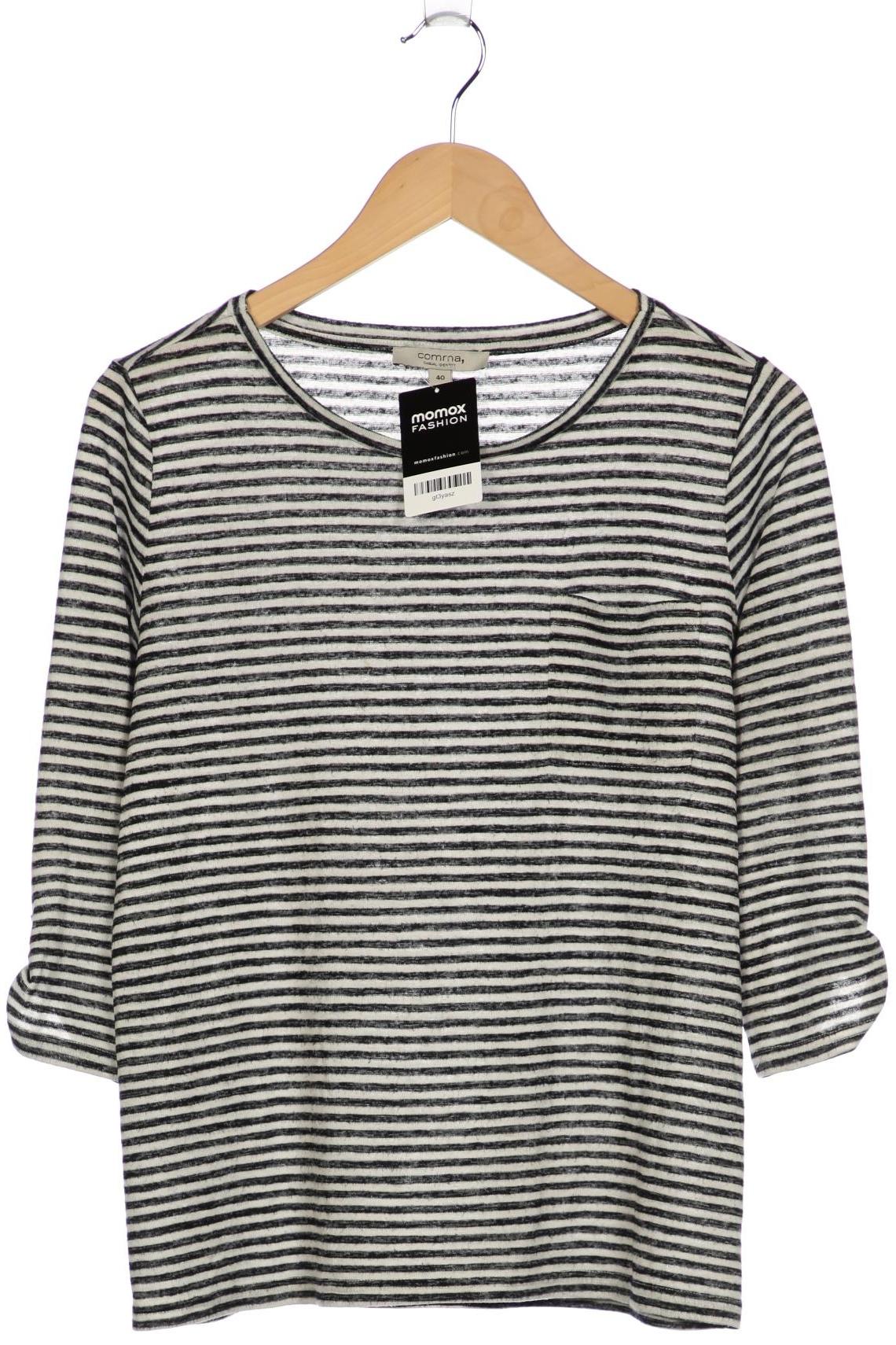 

Comma Damen Langarmshirt, marineblau, Gr. 40