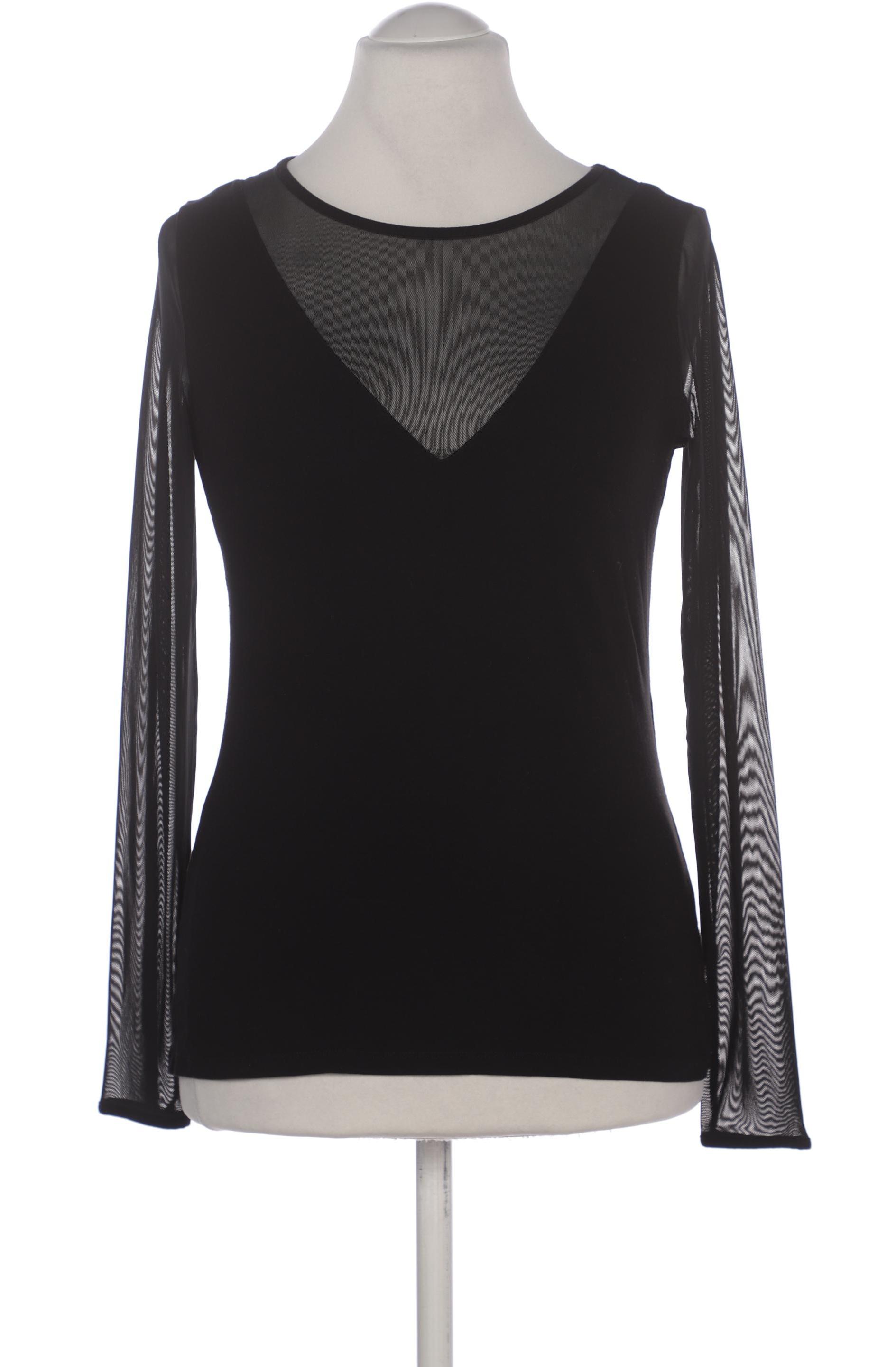 

Comma Damen Langarmshirt, schwarz, Gr. 38