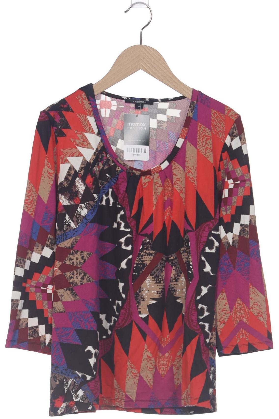 

Comma Damen Langarmshirt, mehrfarbig, Gr. 40
