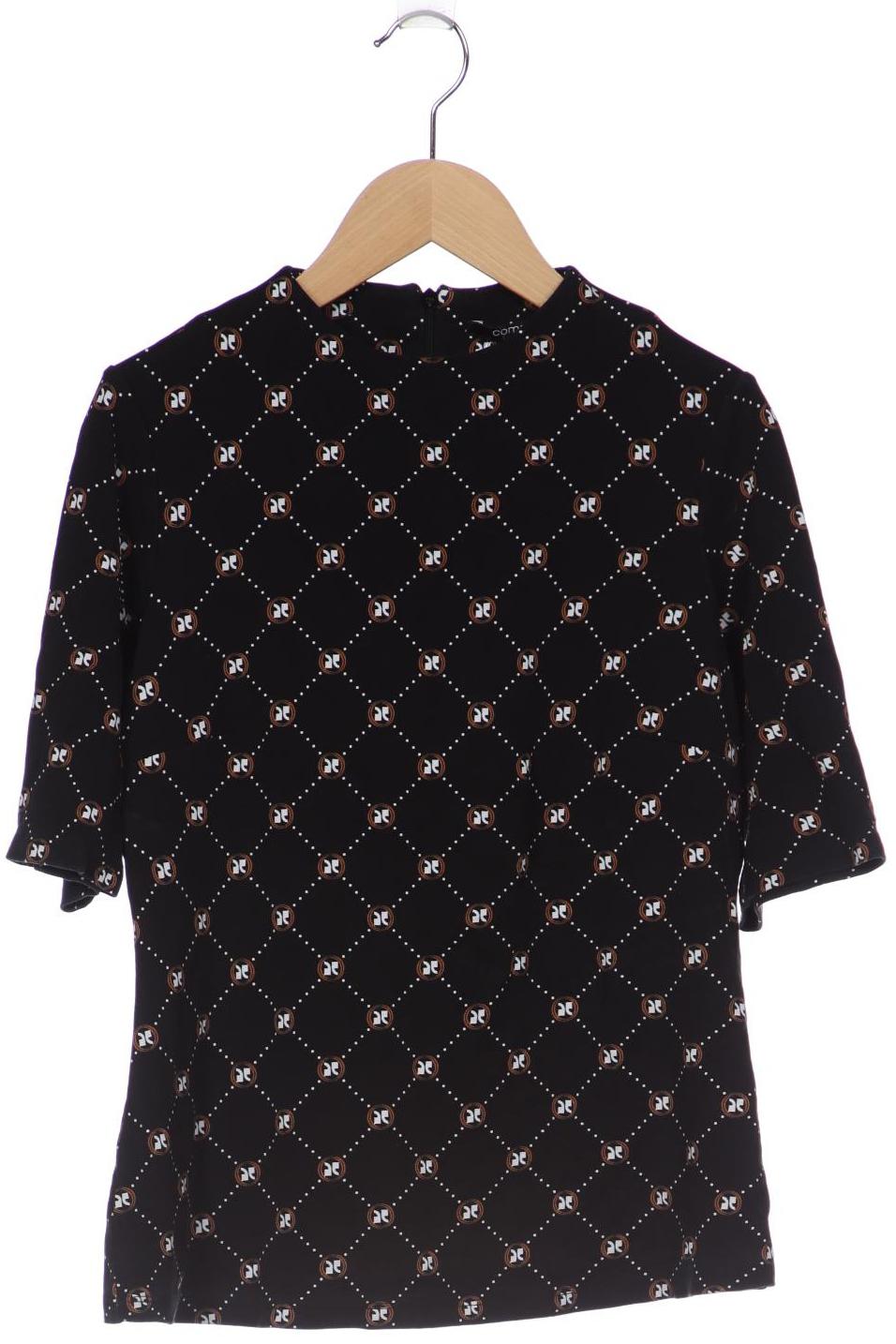 

Comma Damen Langarmshirt, schwarz, Gr. 38