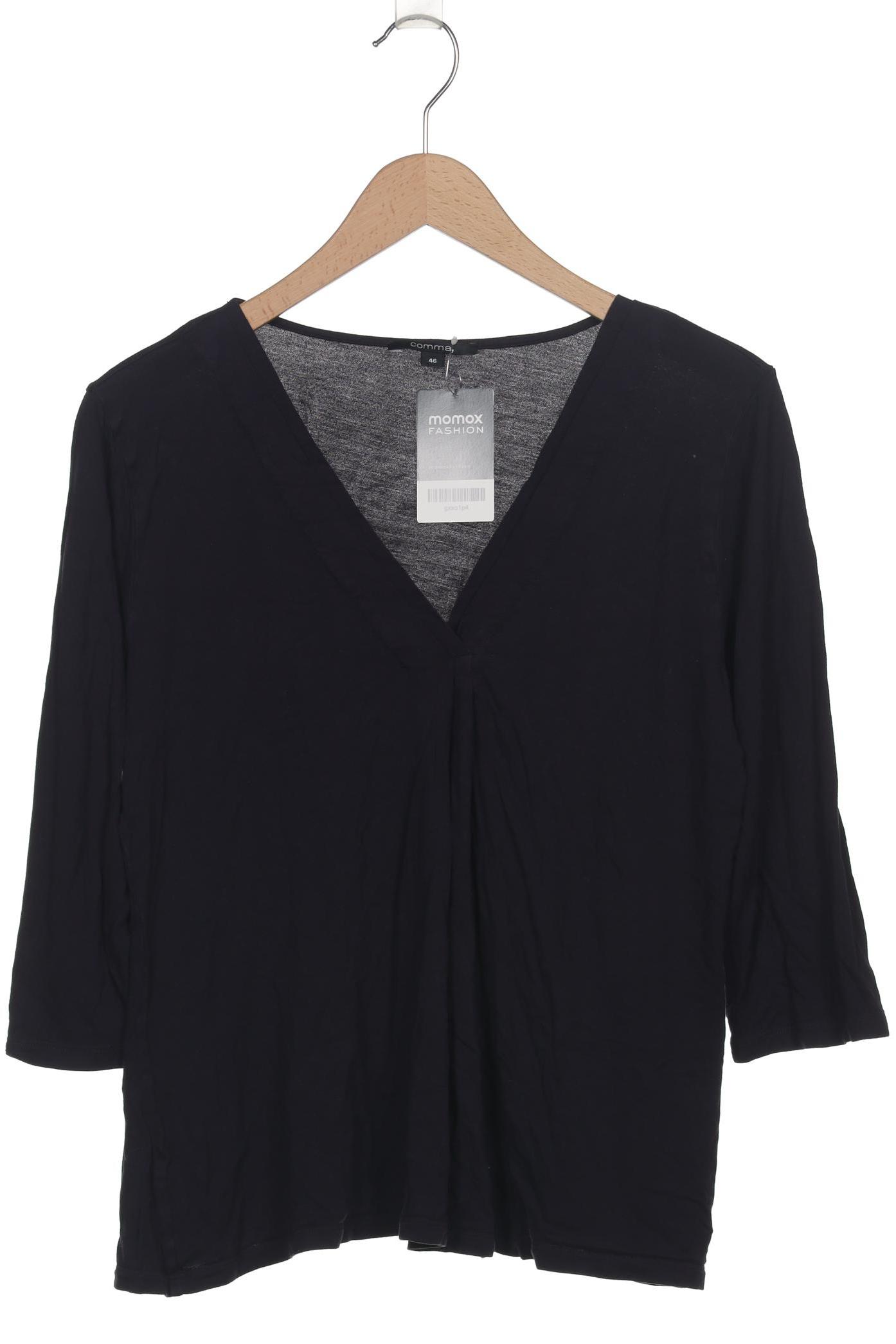 

Comma Damen Langarmshirt, marineblau, Gr. 46