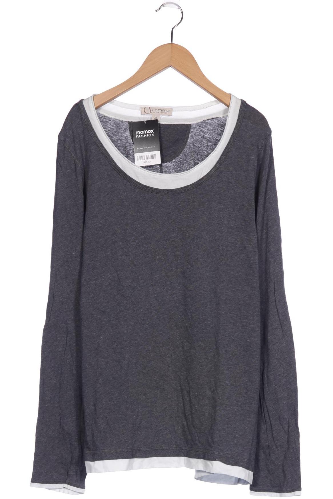 

Comma Damen Langarmshirt, grau, Gr. 44