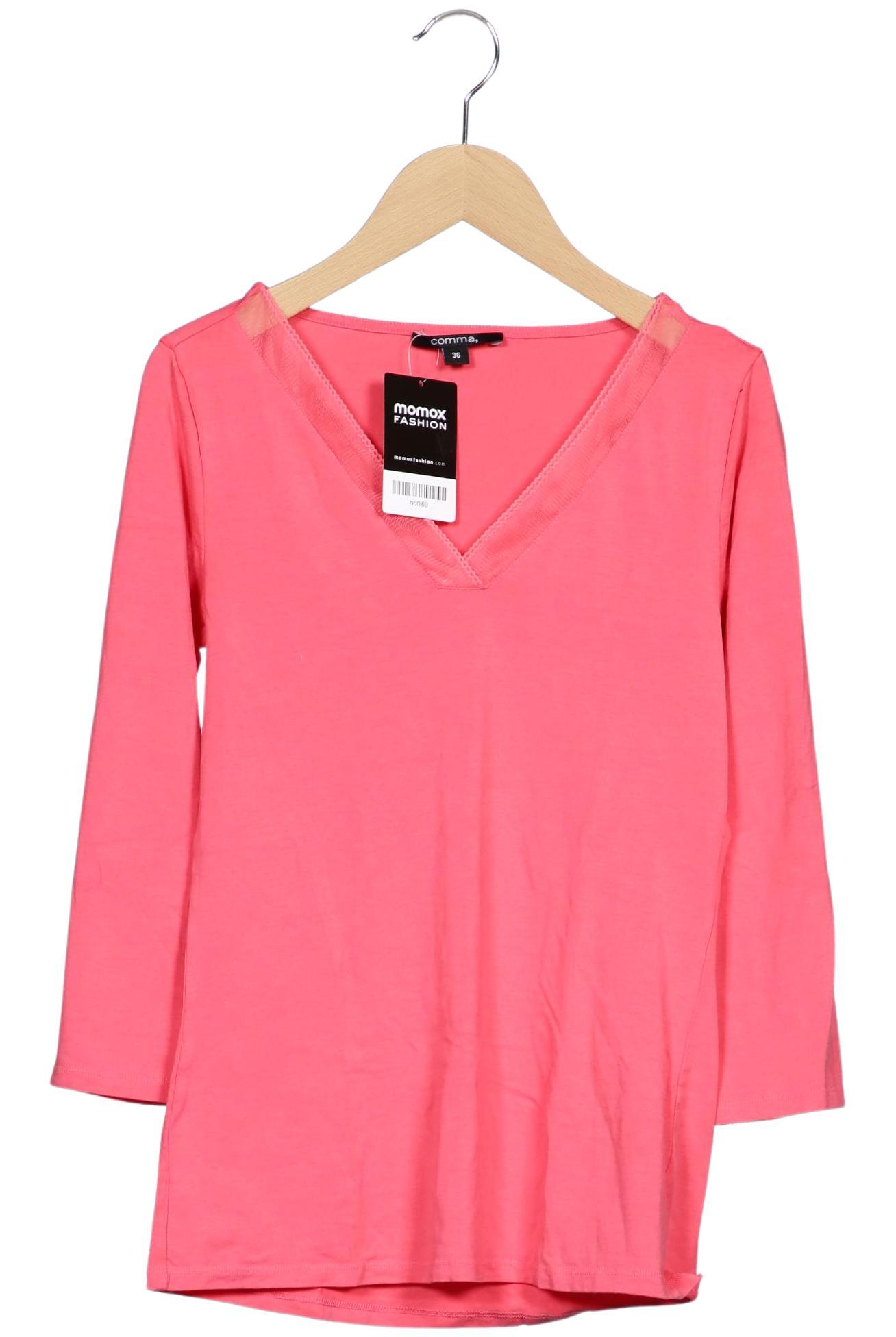 

Comma Damen Langarmshirt, pink, Gr. 36