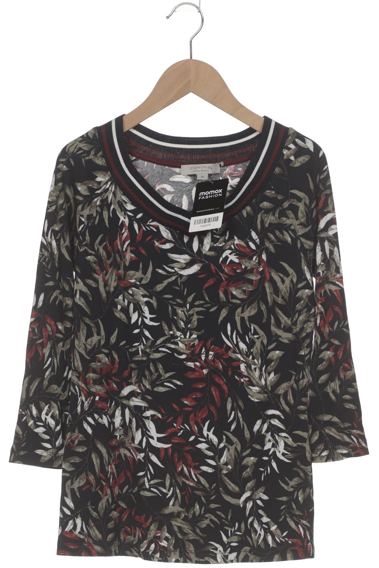

Comma Damen Langarmshirt, marineblau, Gr. 36