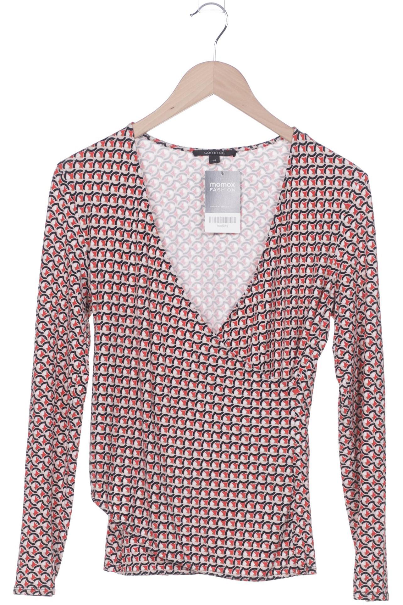

Comma Damen Langarmshirt, rot, Gr. 38
