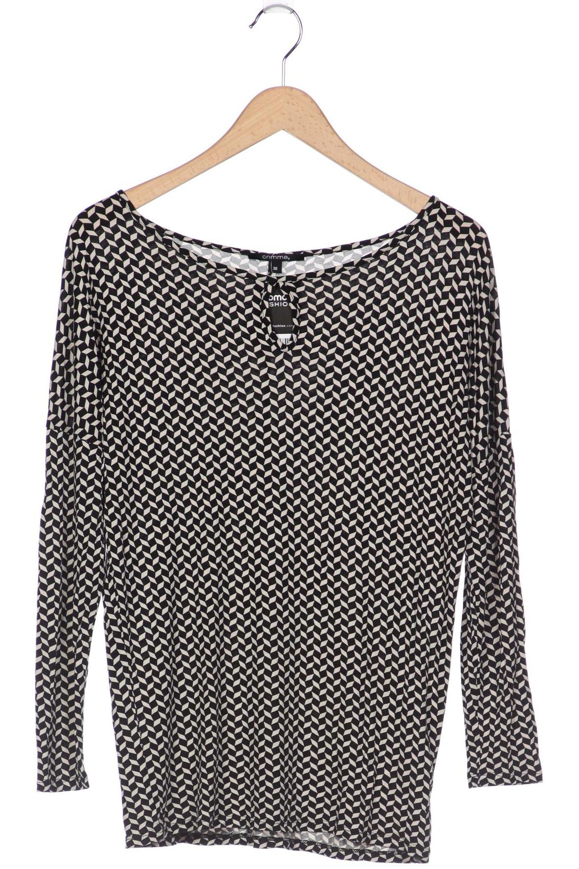 

Comma Damen Langarmshirt, schwarz