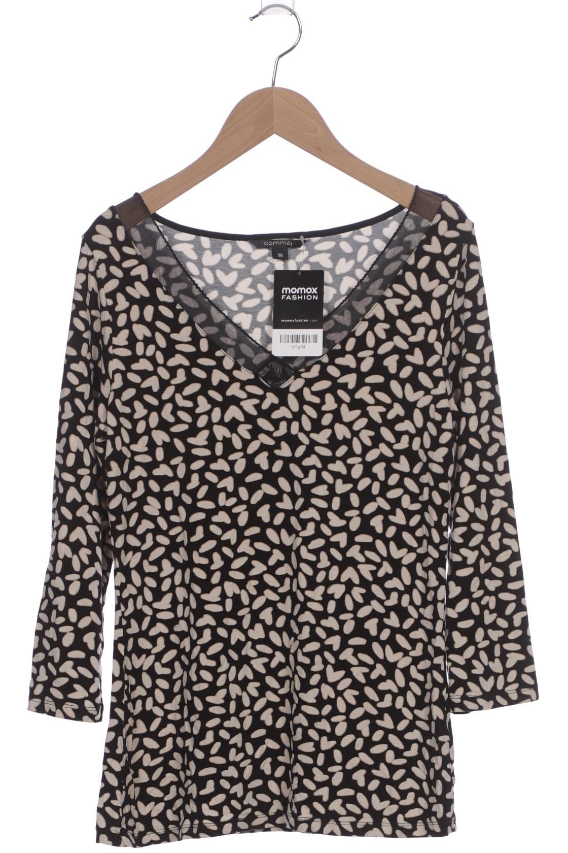 

Comma Damen Langarmshirt, schwarz, Gr. 38