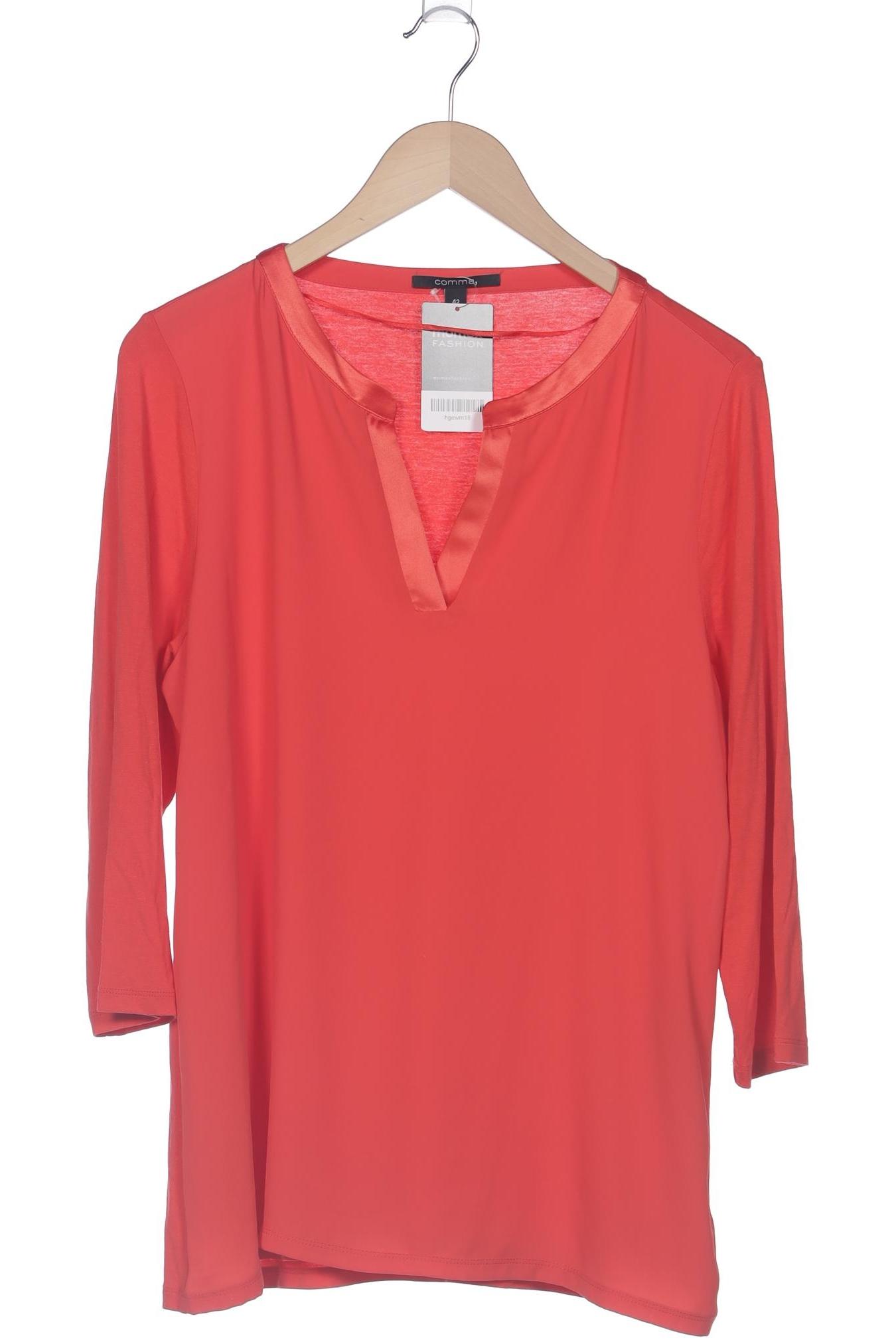 

Comma Damen Langarmshirt, rot, Gr. 42