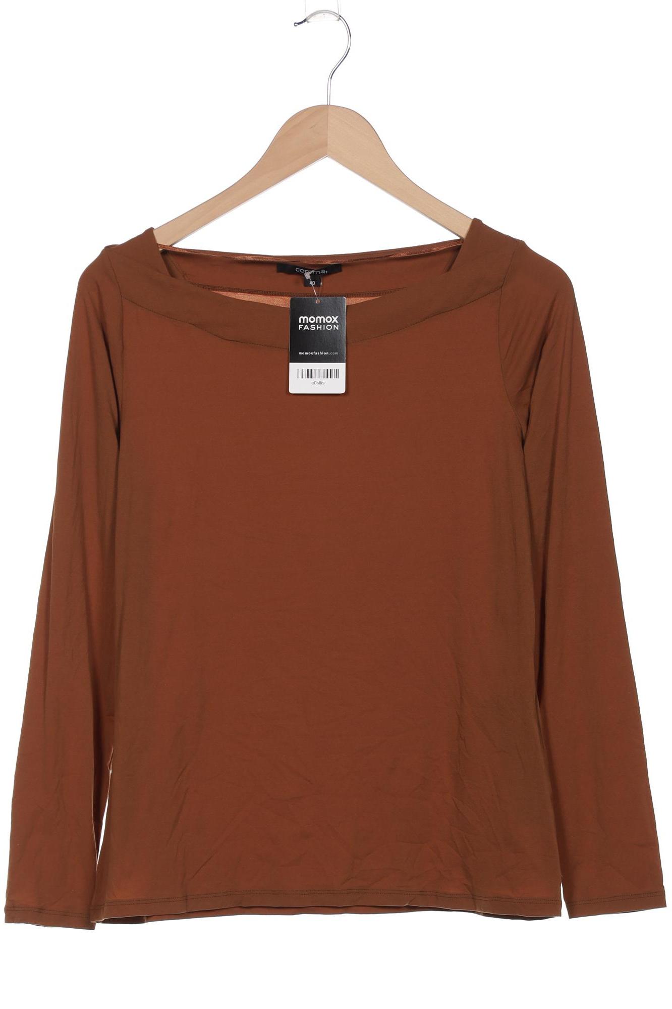 

Comma Damen Langarmshirt, braun, Gr. 40