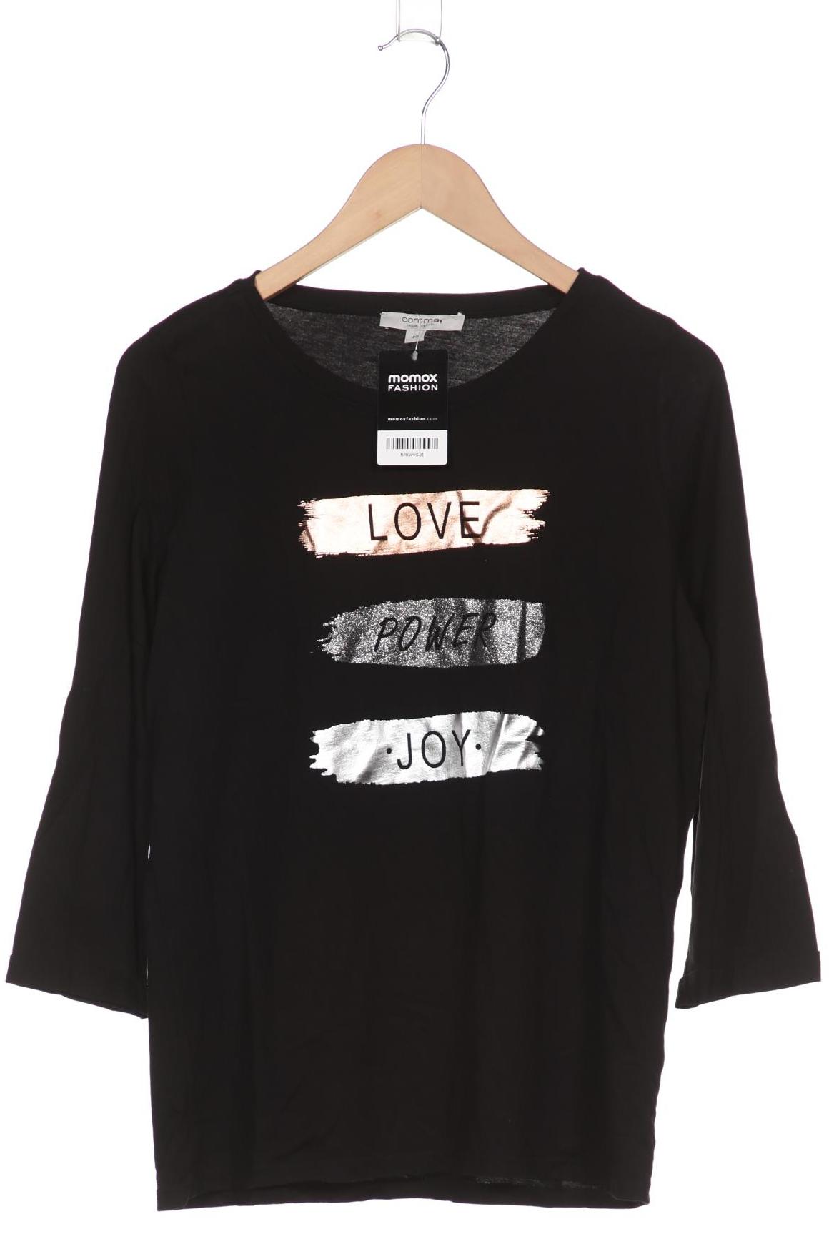 

Comma Damen Langarmshirt, schwarz