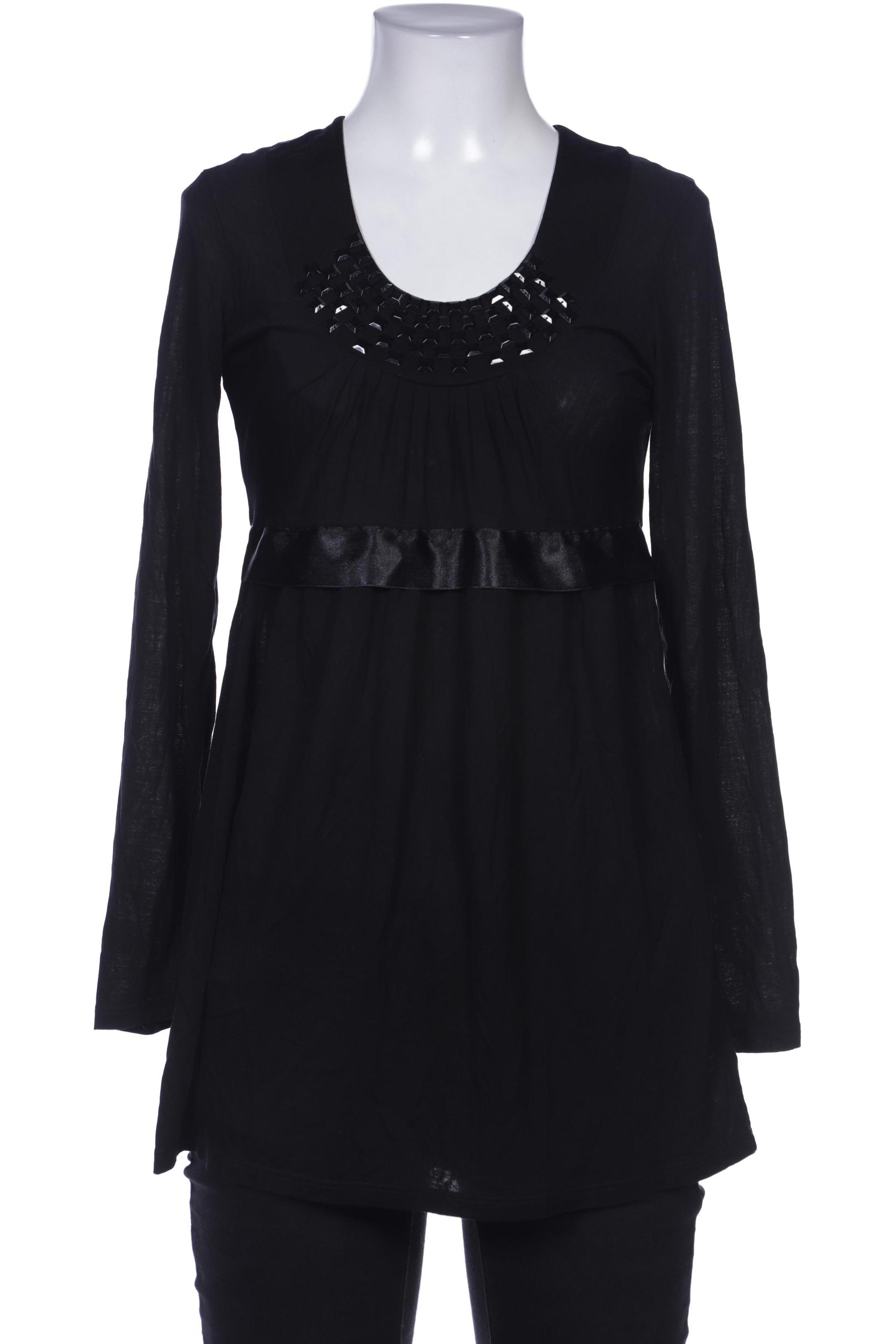 

Comma Damen Langarmshirt, schwarz, Gr. 36