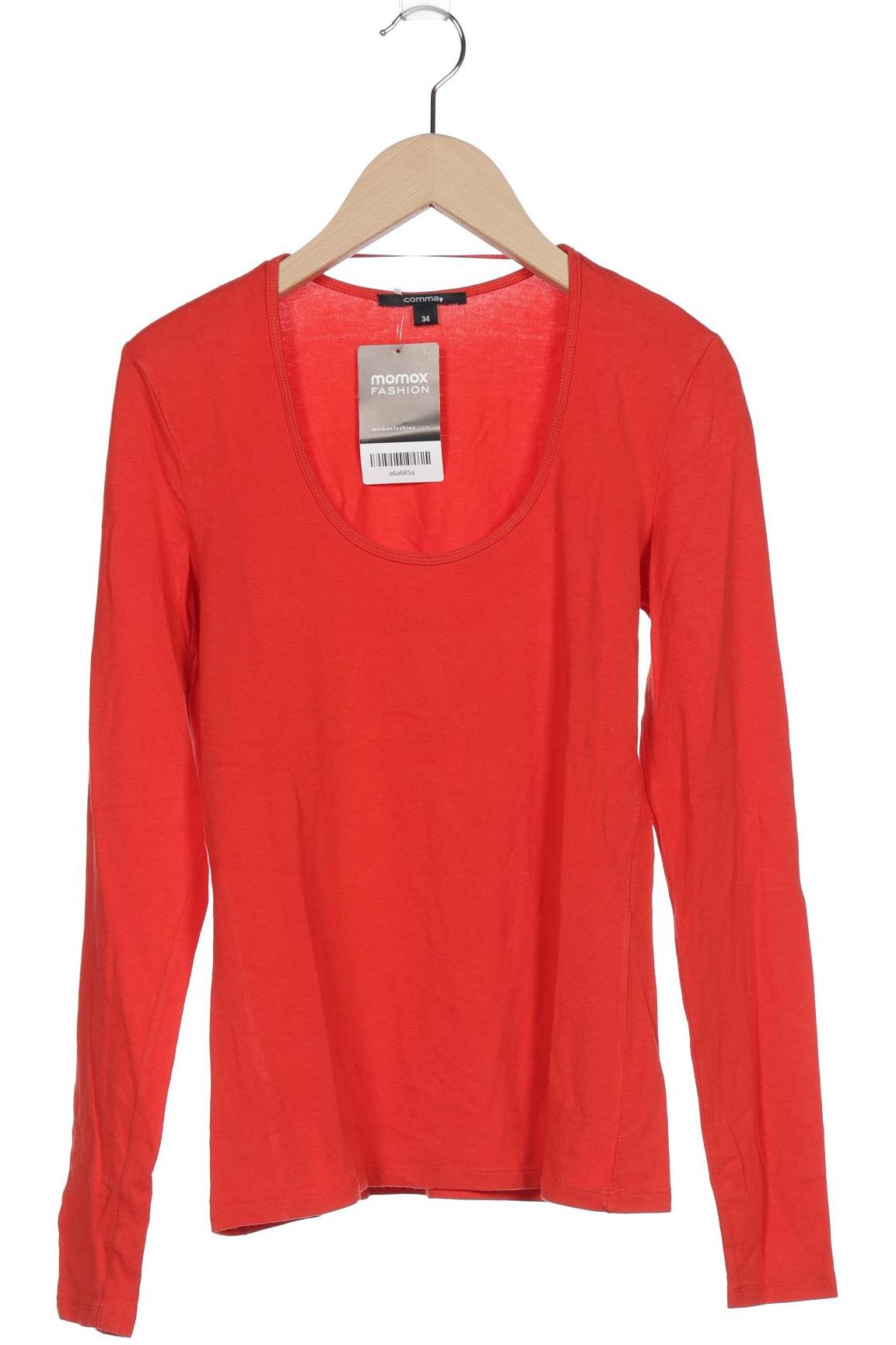 

Comma Damen Langarmshirt, rot