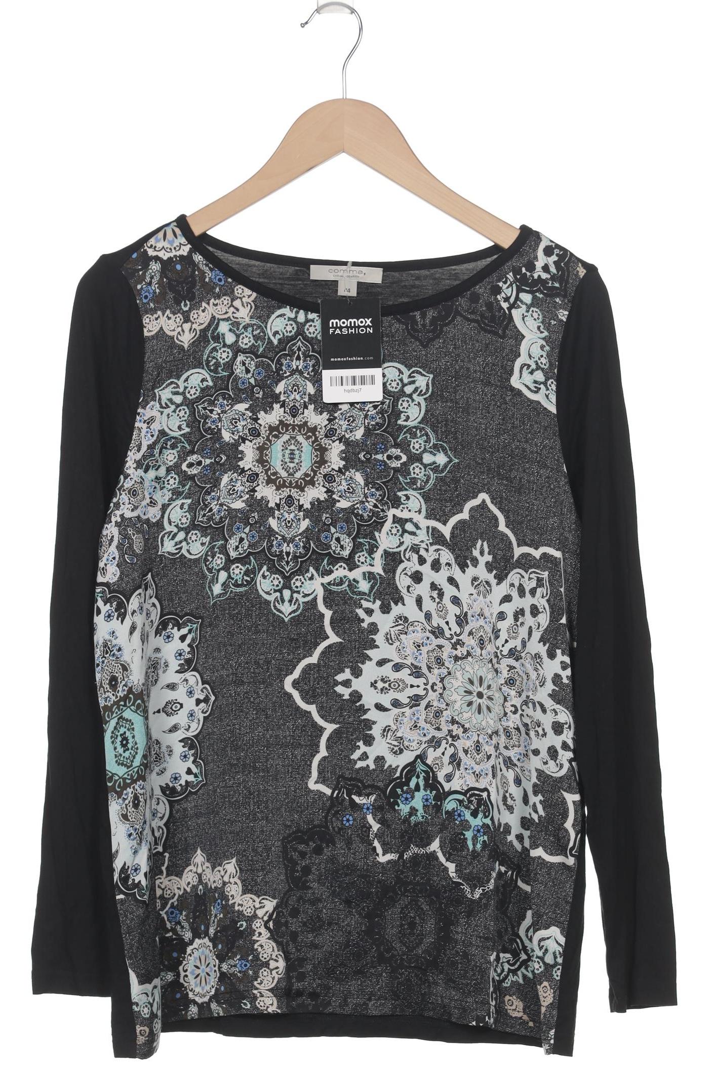

Comma Damen Langarmshirt, schwarz, Gr. 44