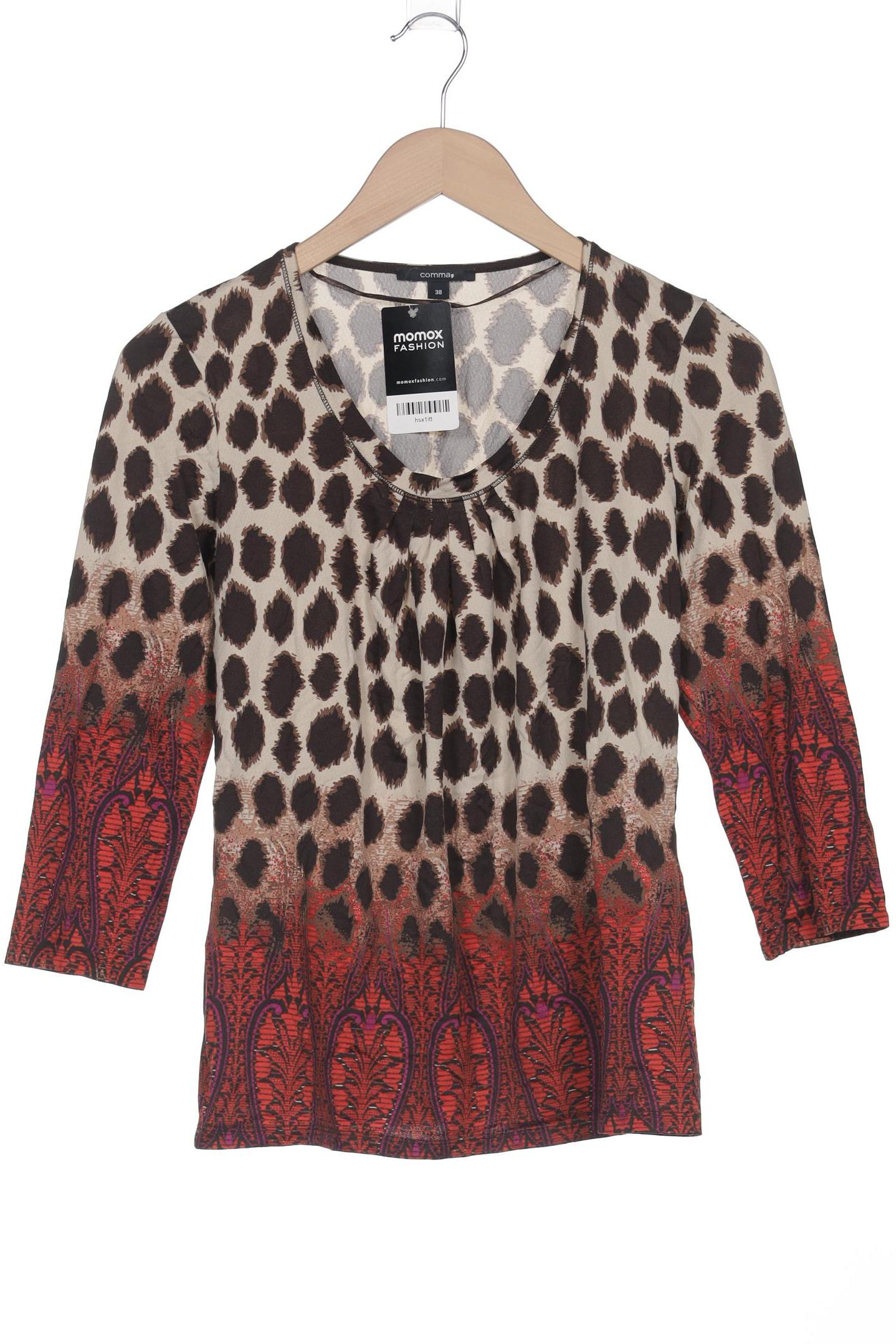 

Comma Damen Langarmshirt, braun, Gr. 38