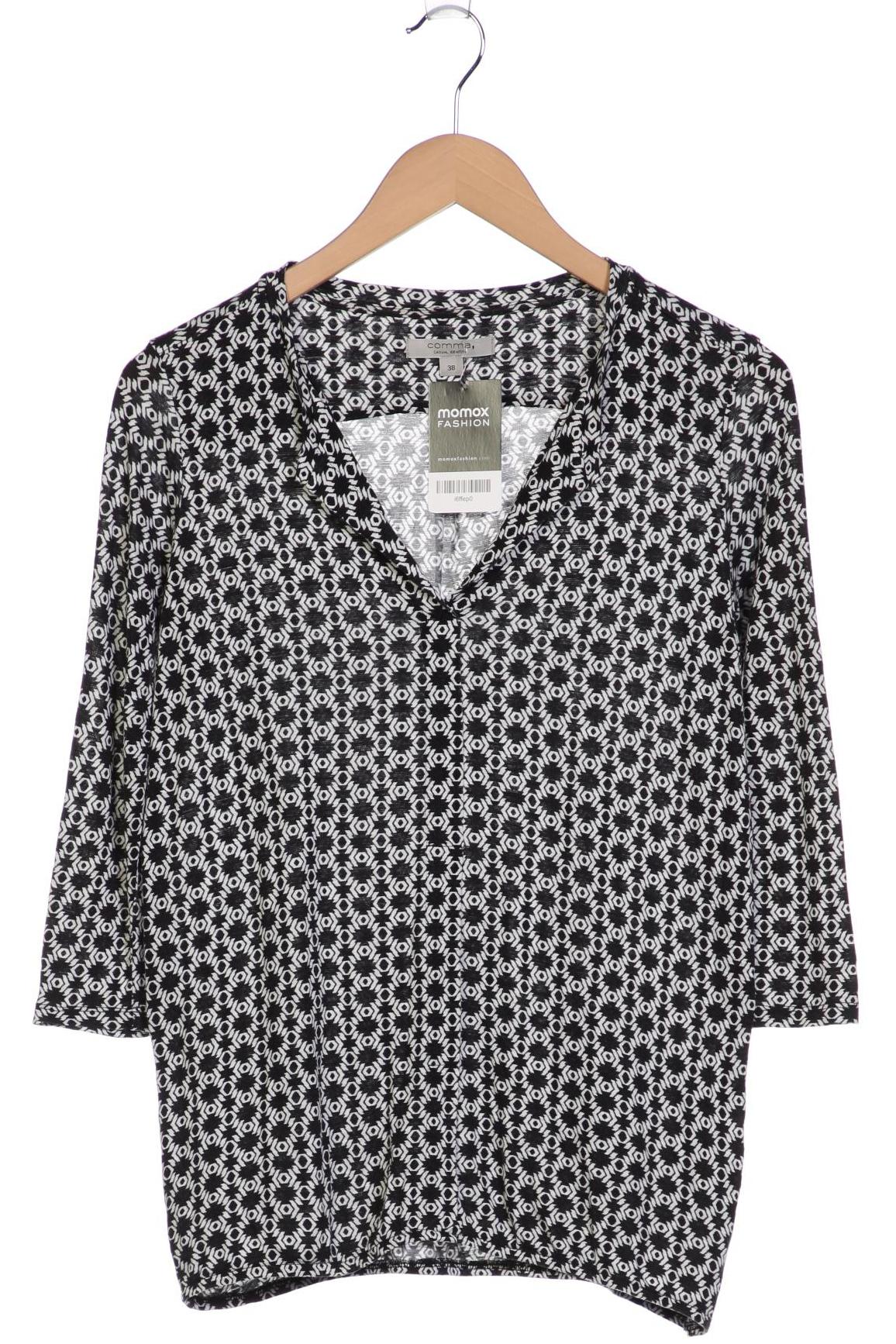 

Comma Damen Langarmshirt, schwarz, Gr. 38