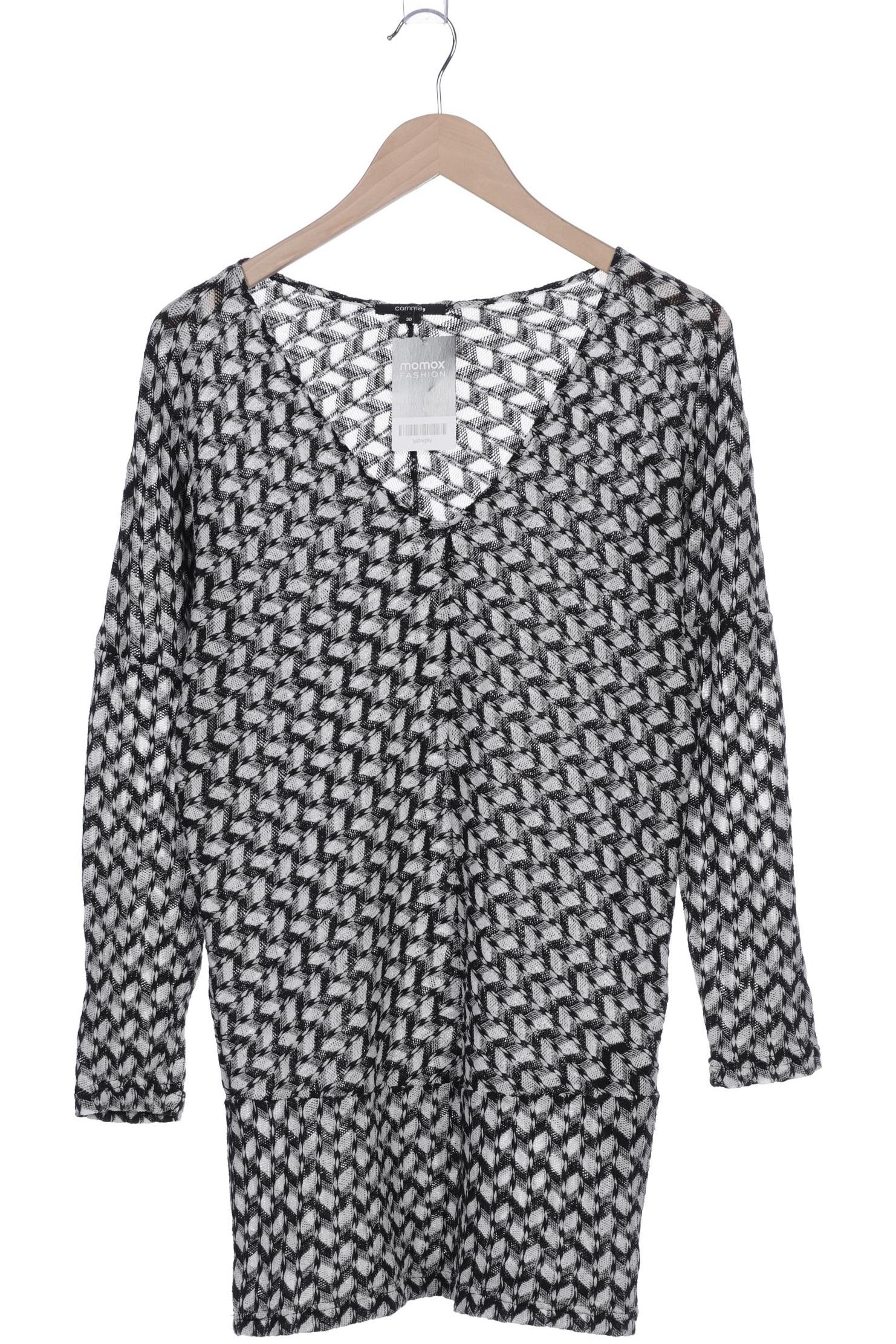 

Comma Damen Langarmshirt, schwarz, Gr. 38