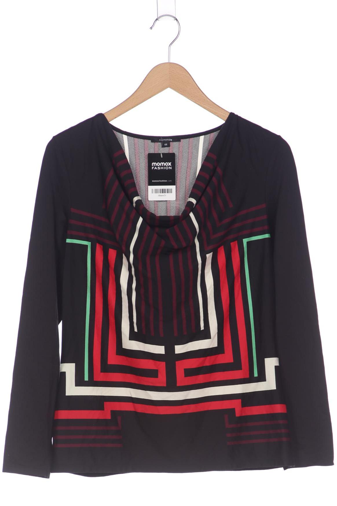 

Comma Damen Langarmshirt, schwarz, Gr. 44