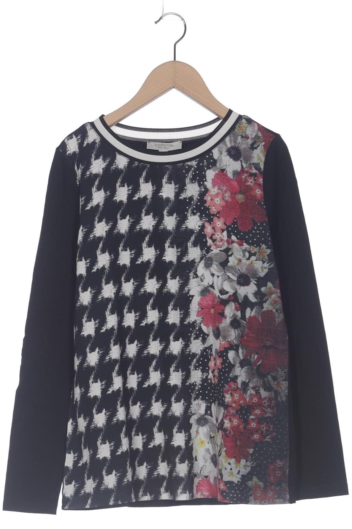 

Comma Damen Langarmshirt, schwarz, Gr. 36