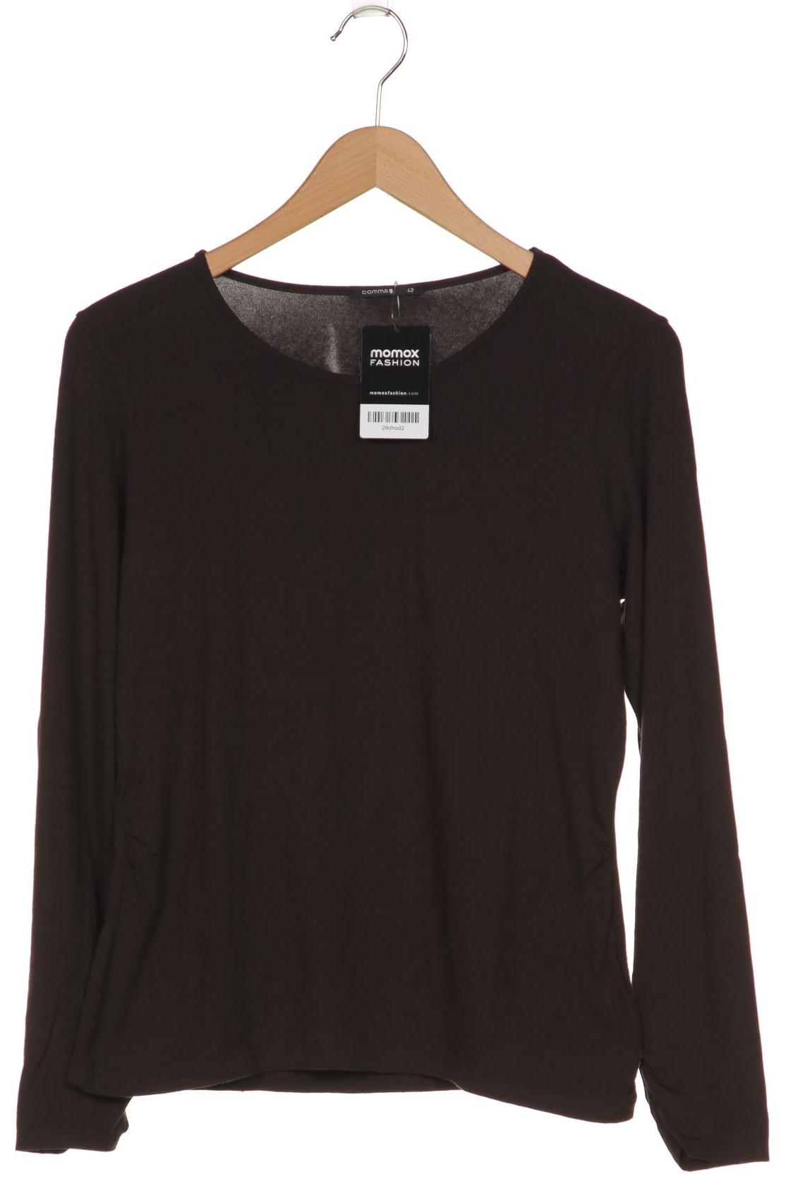 

Comma Damen Langarmshirt, braun, Gr. 42