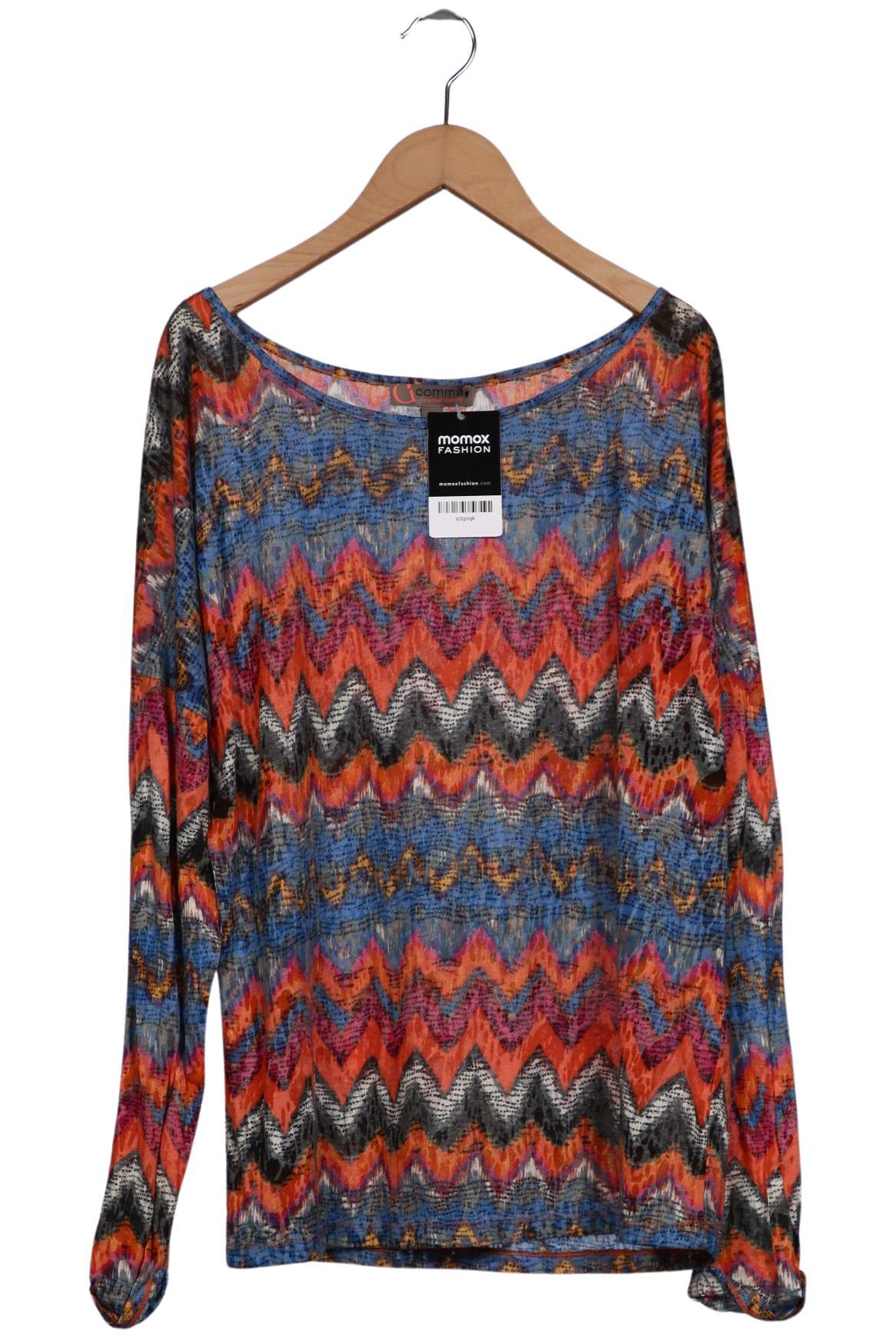 

Comma Damen Langarmshirt, mehrfarbig, Gr. 42